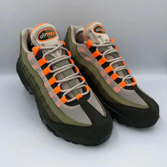Nike Air Max 95 Neutral Olive / Total Orange UK 8