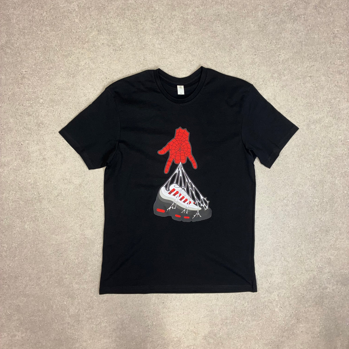 Spider Webs T-Shirt - Black