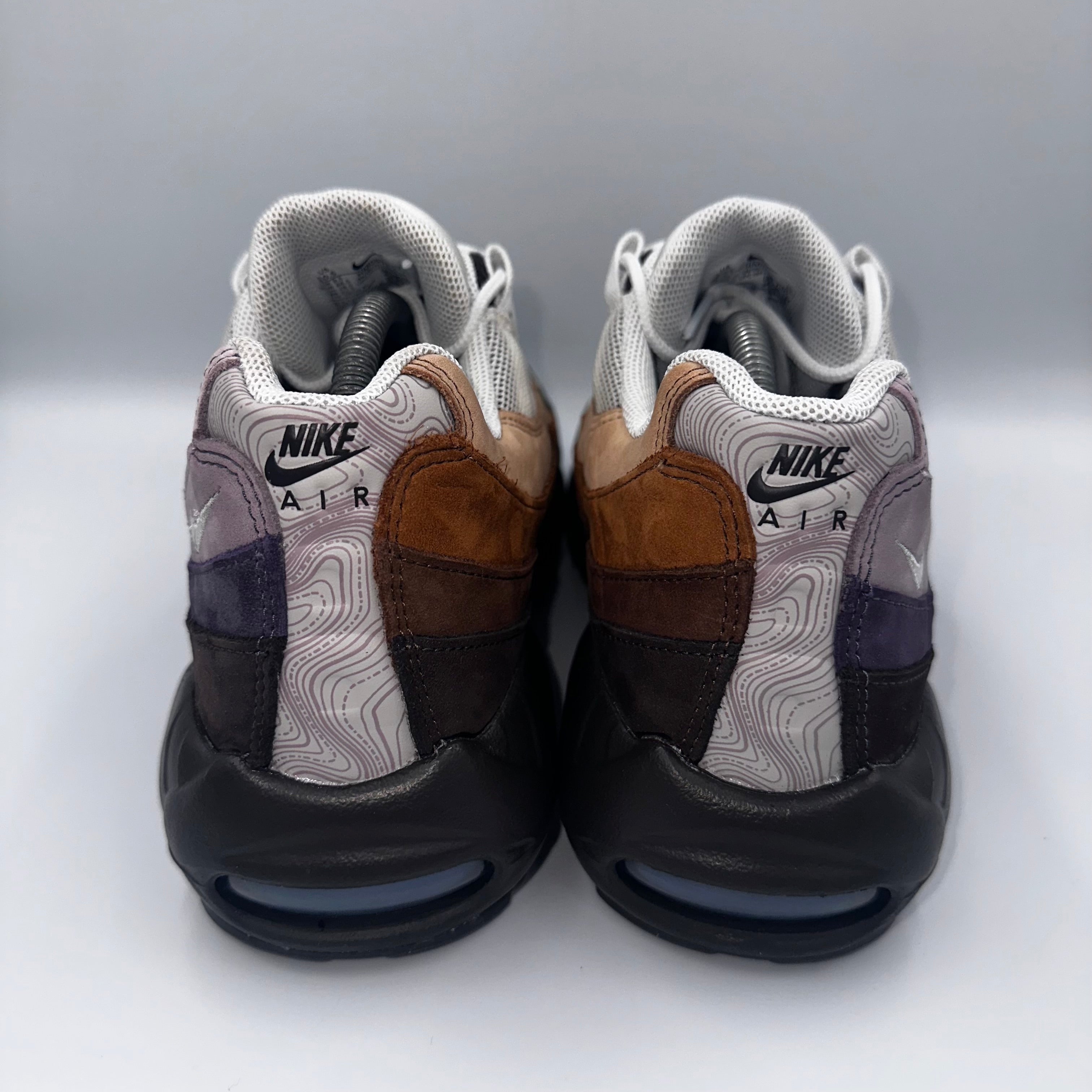 Nike Air Max 95 Unearthed / Erosion UK 9.5 top-down flat lay
