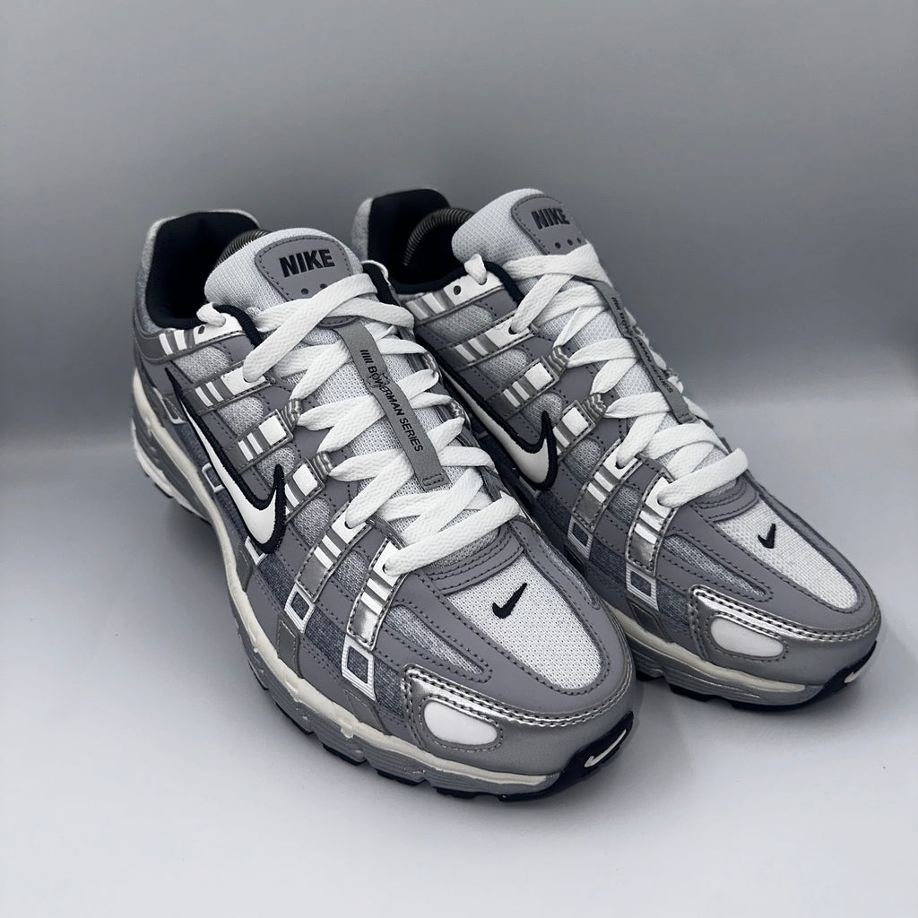 Nike P-6000 Metallic Silver lateral side profile
