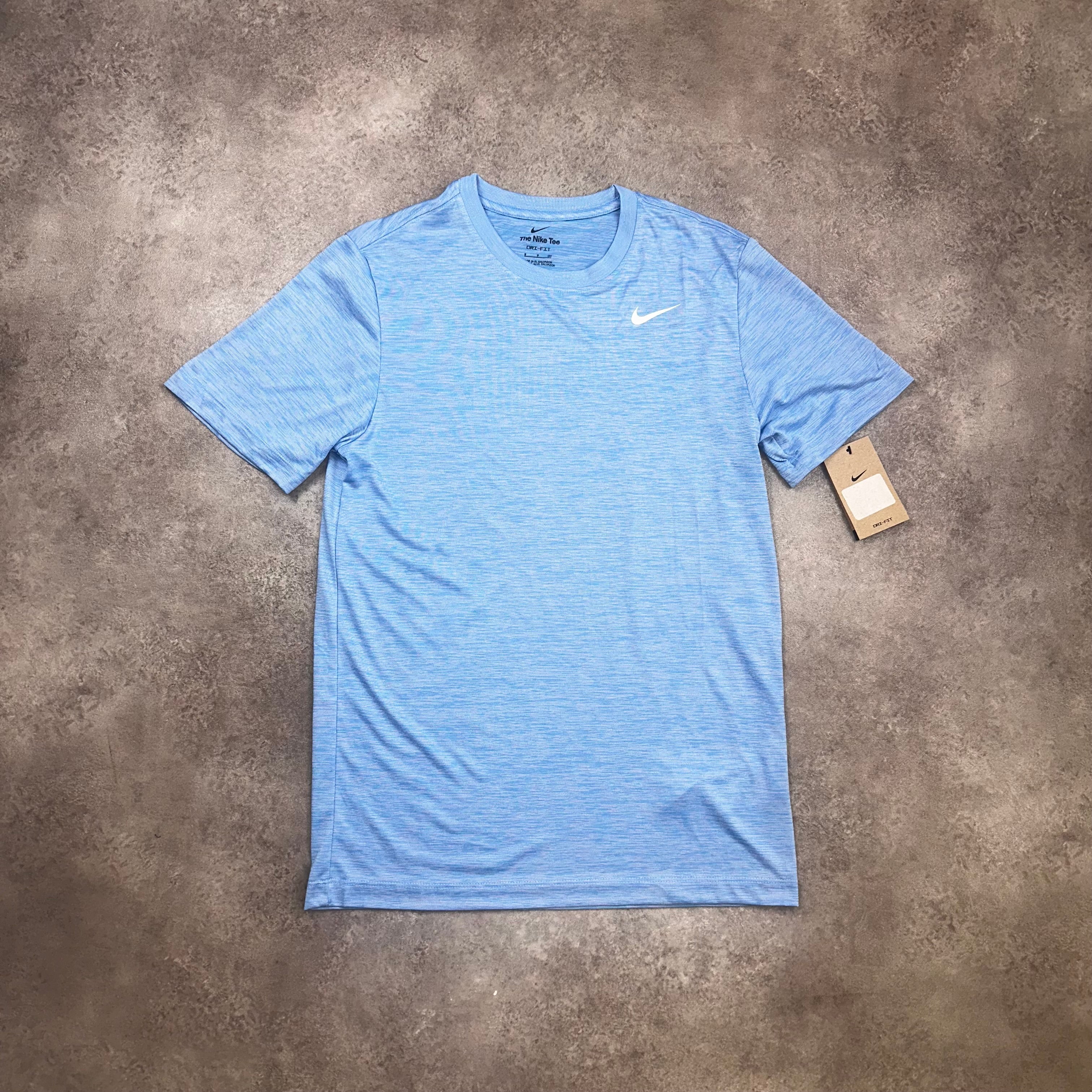 Nike “The Nike Tee” Baby Blue front view