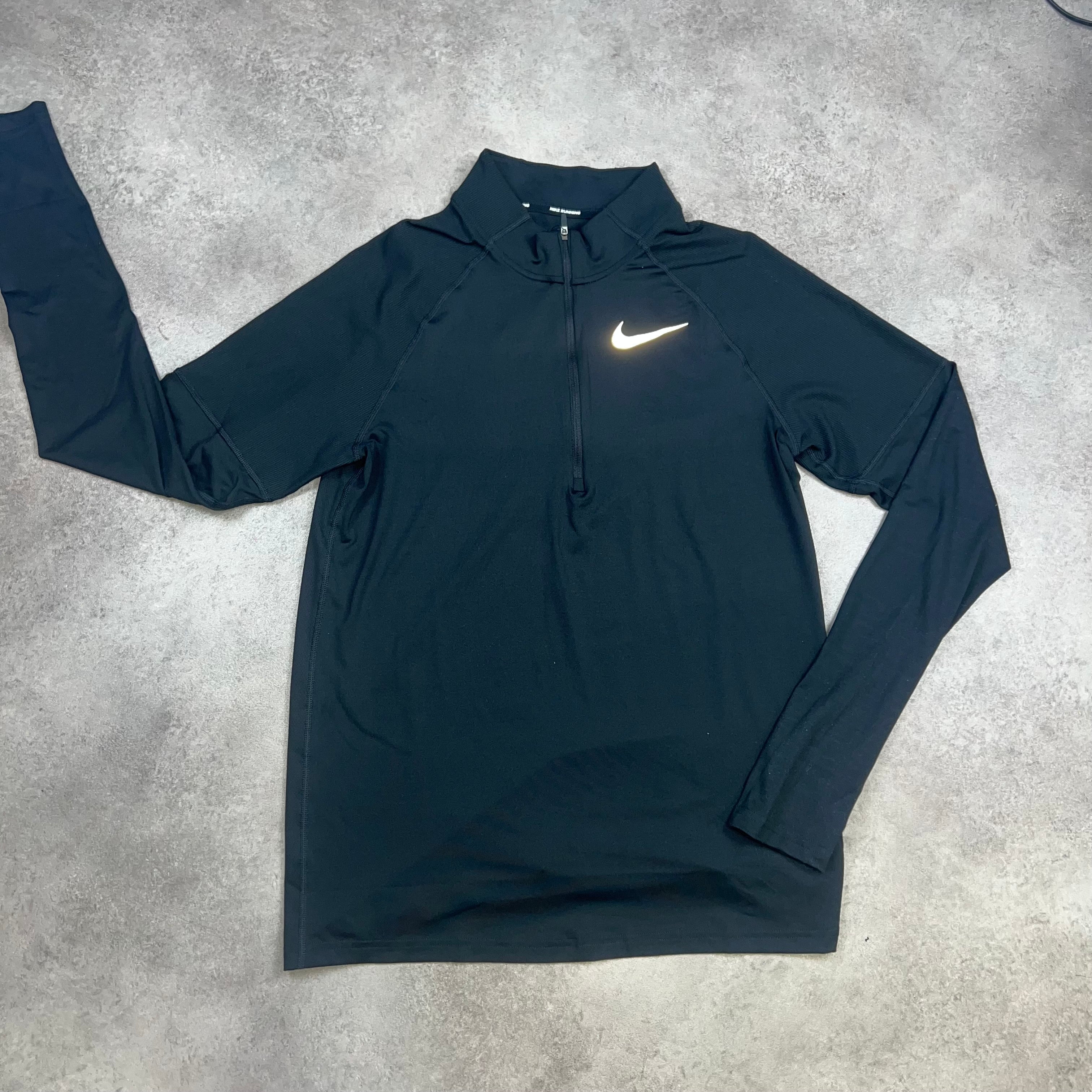 Nike Element Half Zip Black front view