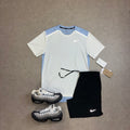 Nike Miler White / Cobalt Bliss & Challenger Black