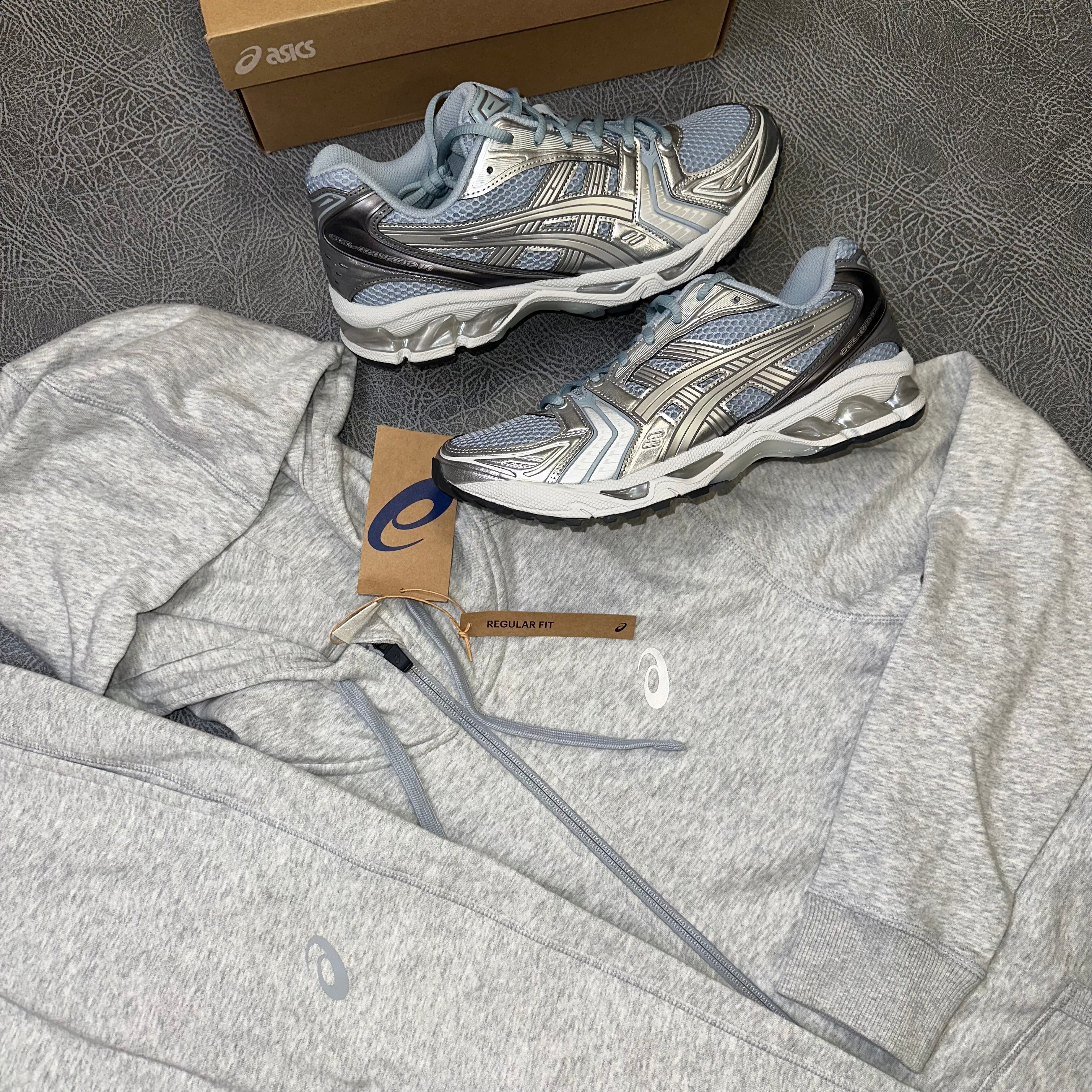 ASIC Sport Full Zip Tracksuit Piedmont Grey / Heather