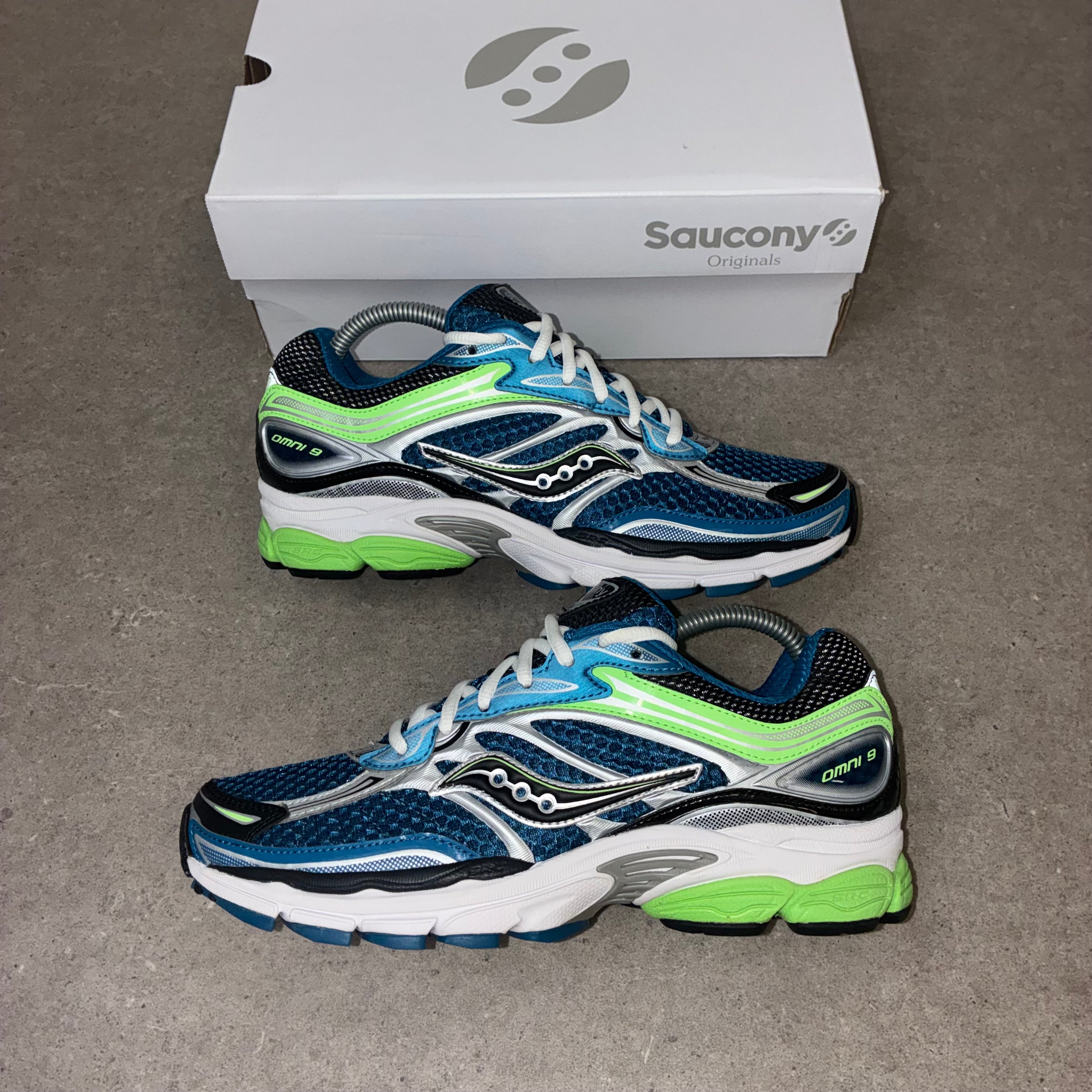Saucony ProGrid Omni 9 Blue /Lime