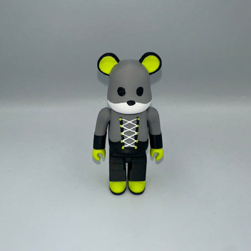 3D PRINTED AIRMAX 95 INSPIRED BEARBRICK lateral side profile