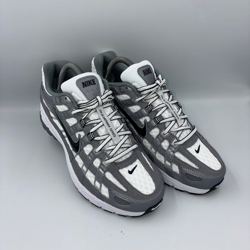 Nike P-6000 White / Black-Mtlc Cool Grey