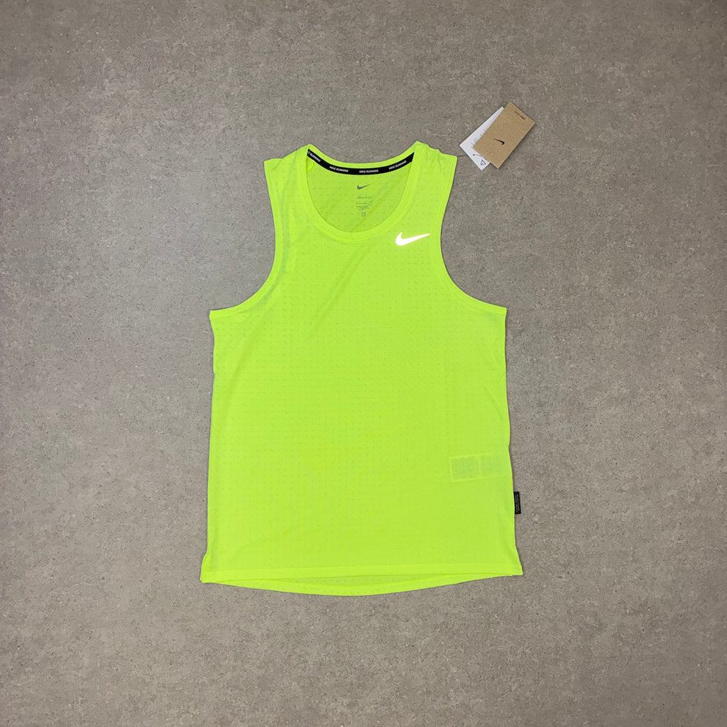 Nike Breathe Miler Tank Top Volt Ice