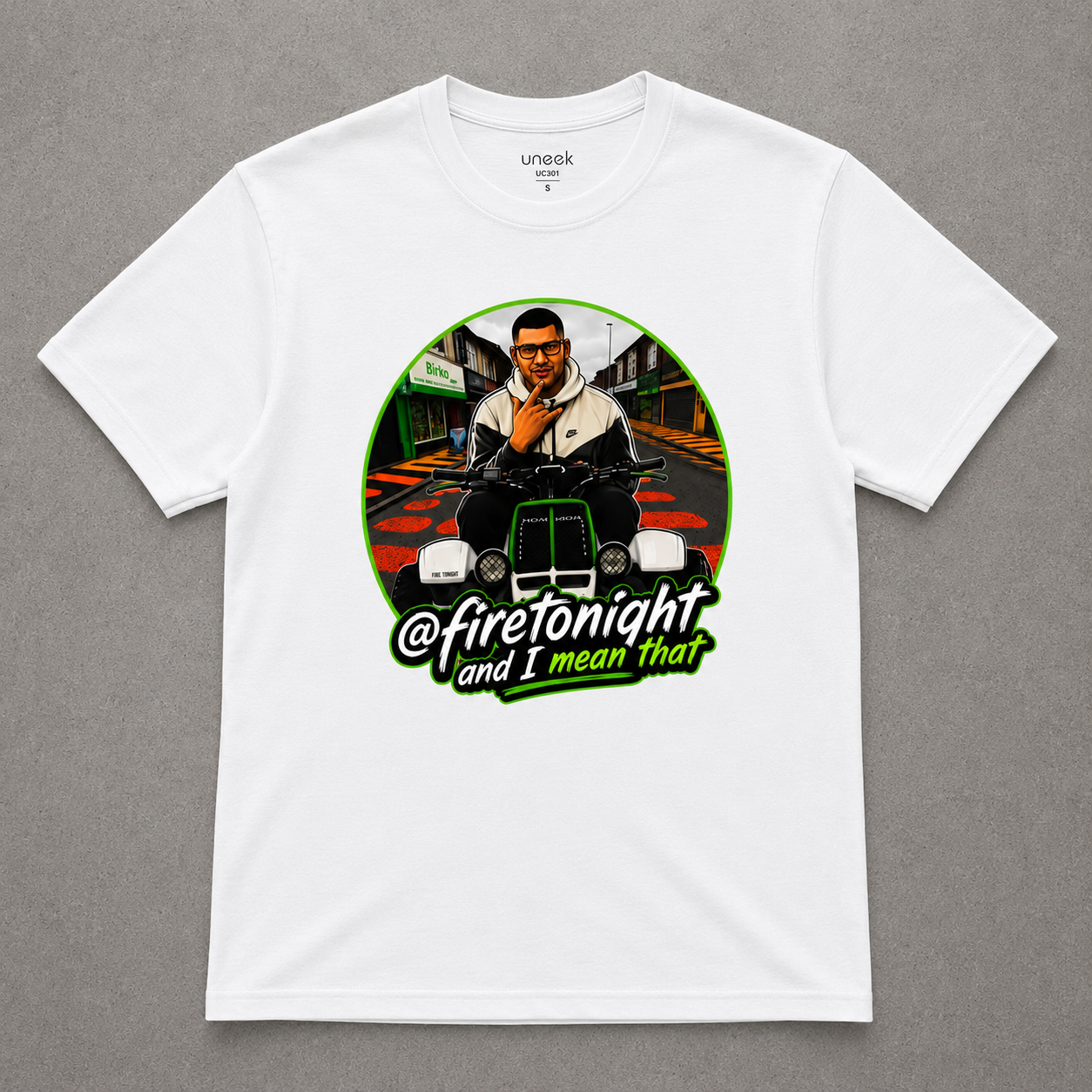Fire Tonight T-Shirt - White