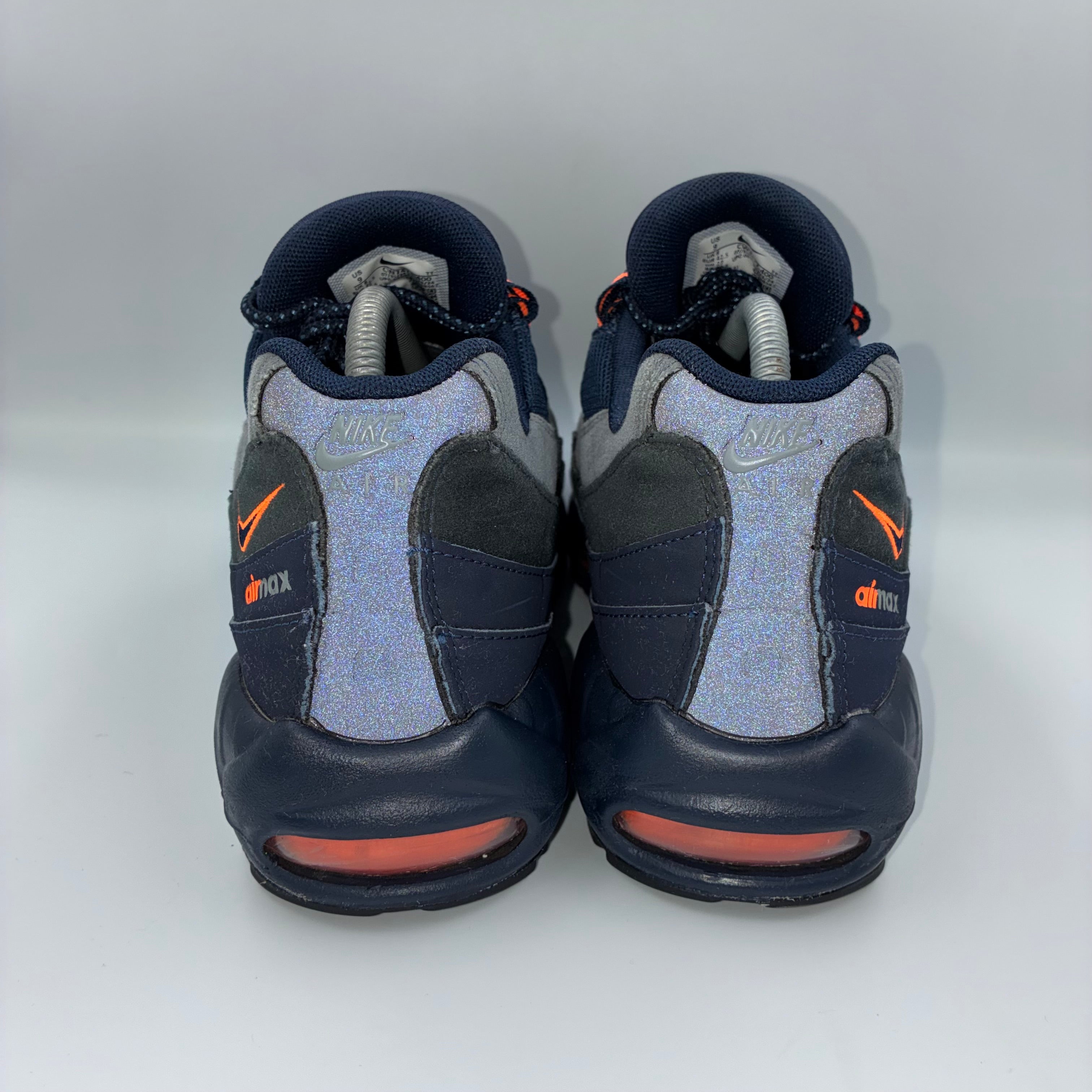 Nike Air Max 95 Retro Logo Obsidian / Total Orange UK 8