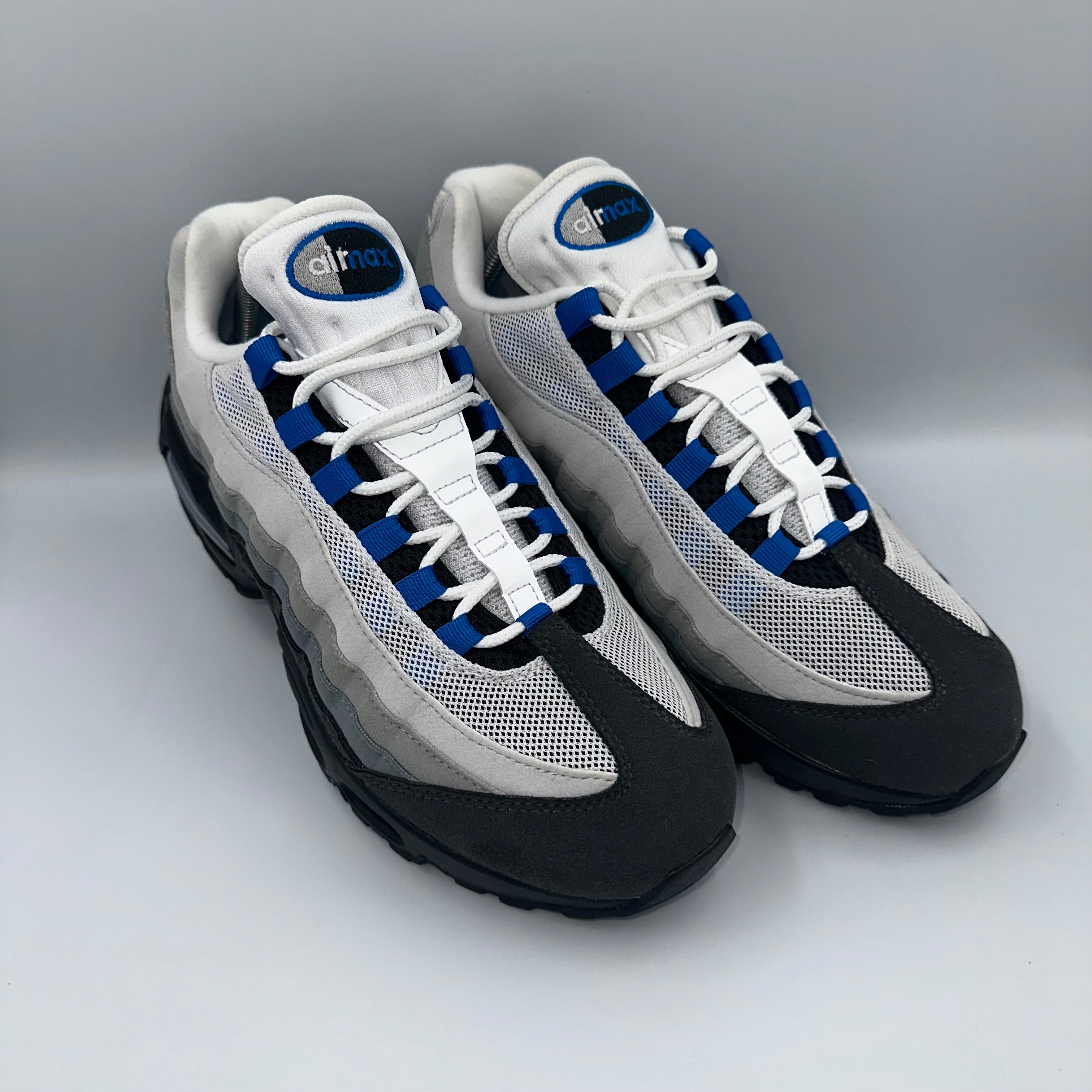 Nike Air Max 95 OG Spark Blue UK 8 HV4525-800 lateral side profile