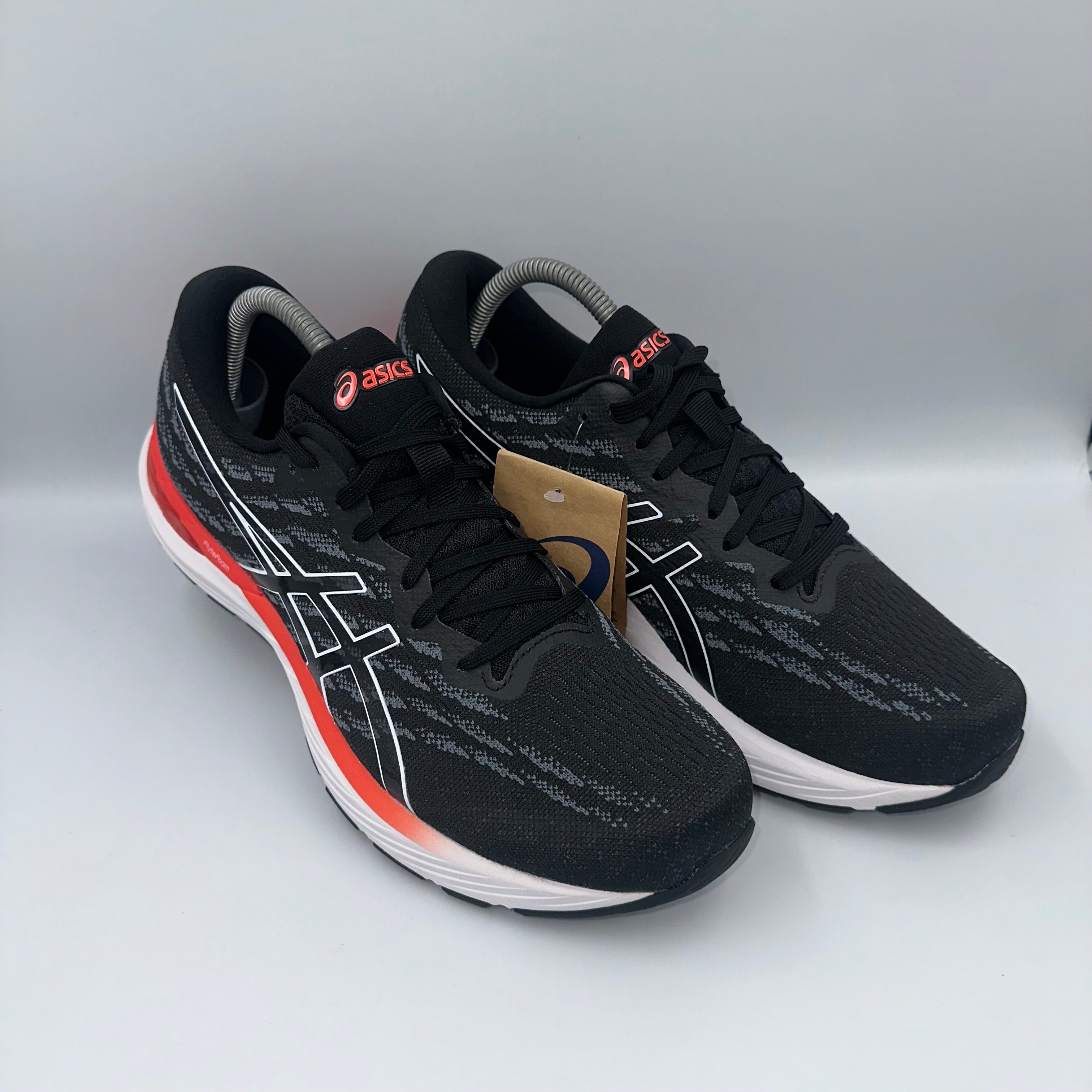 ASICS Gel-Stratus 3 Knit Black / White / Red lateral side profile