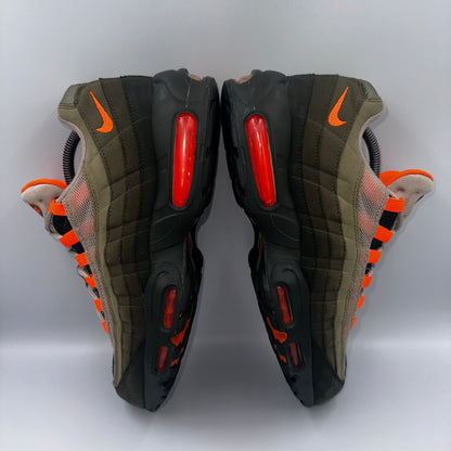 Nike Air Max 95 Neutral Olive / Total Orange UK 9