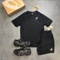 ASIC Sport Run Top & Shorts Black