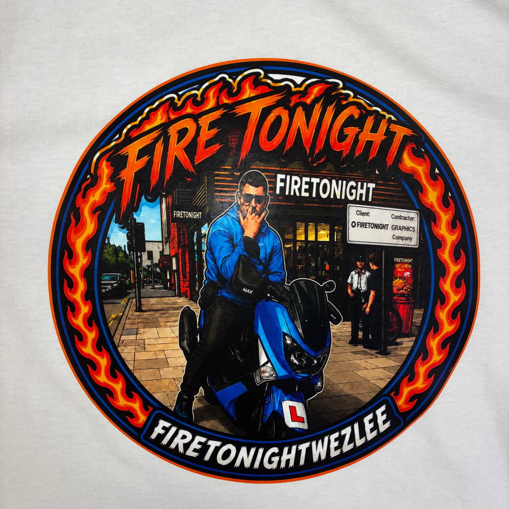 Wezlee Fire Tonight T-Shirt — Vol. 2 - White