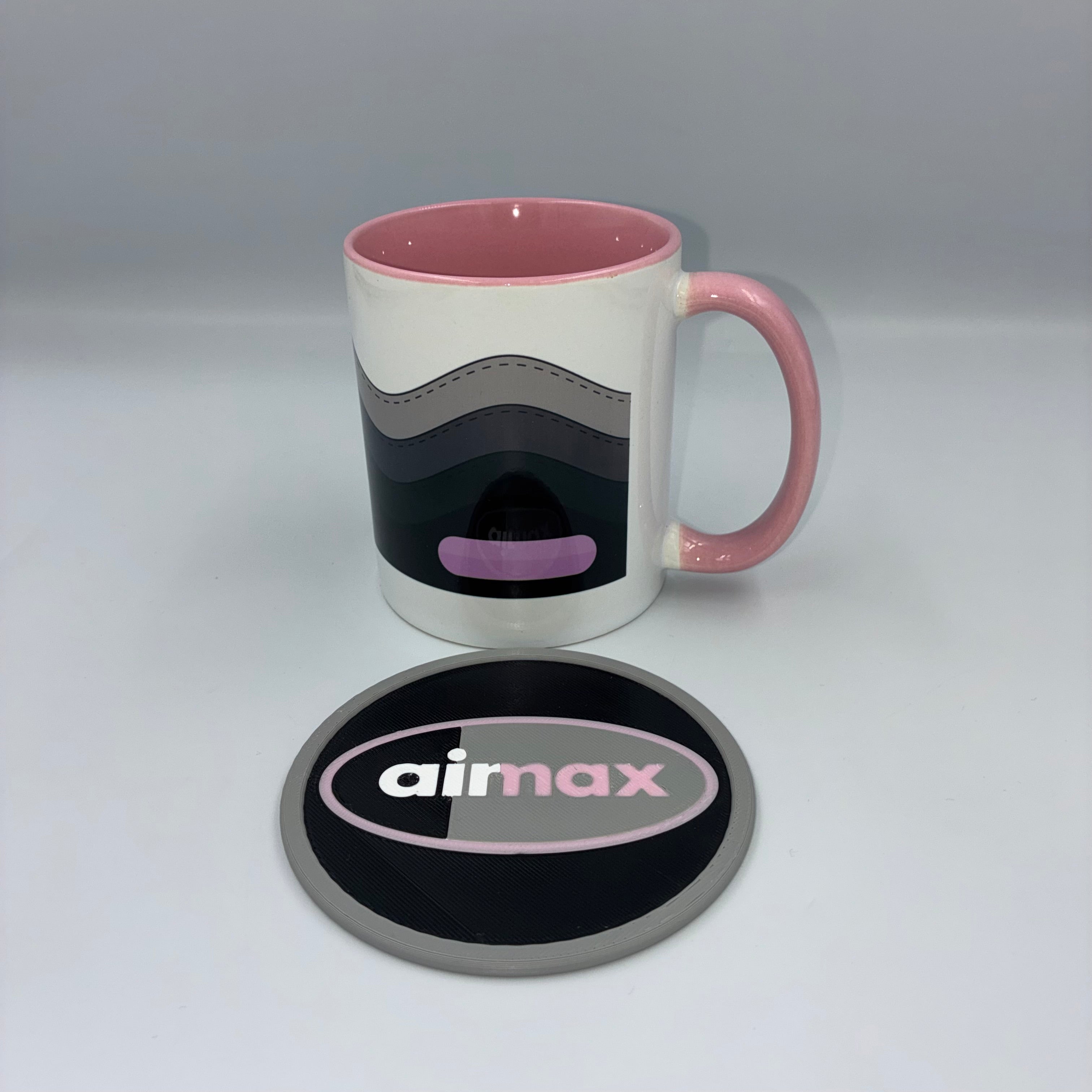 AIRMAX 95 INSPIRED MUG & COASTER - PINK FOAM