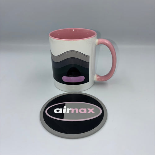 AIRMAX 95 INSPIRED MUG & COASTER - PINK FOAM