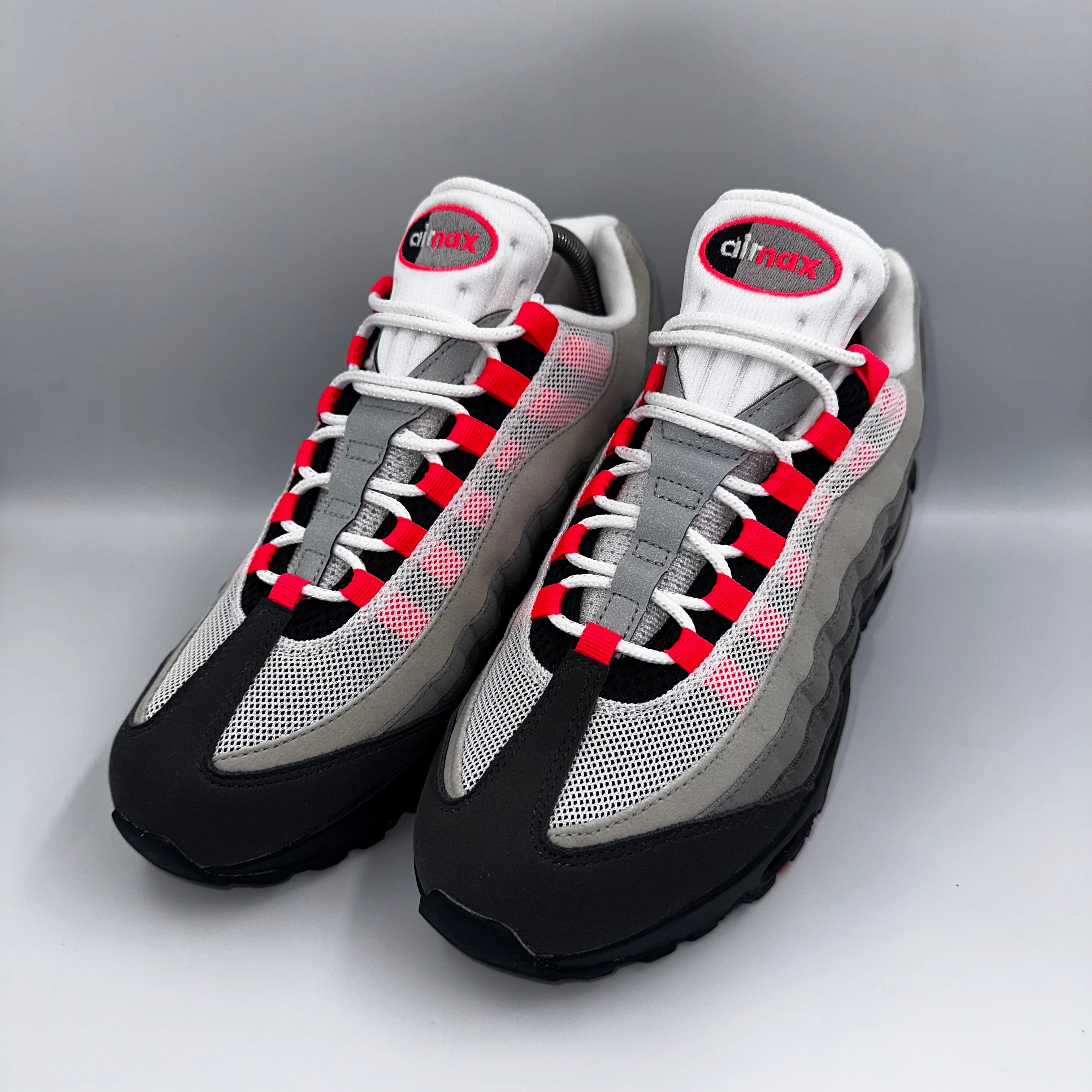 Nike Air Max 95 OG Solar Red 2025 "Big Bubble" medial side view