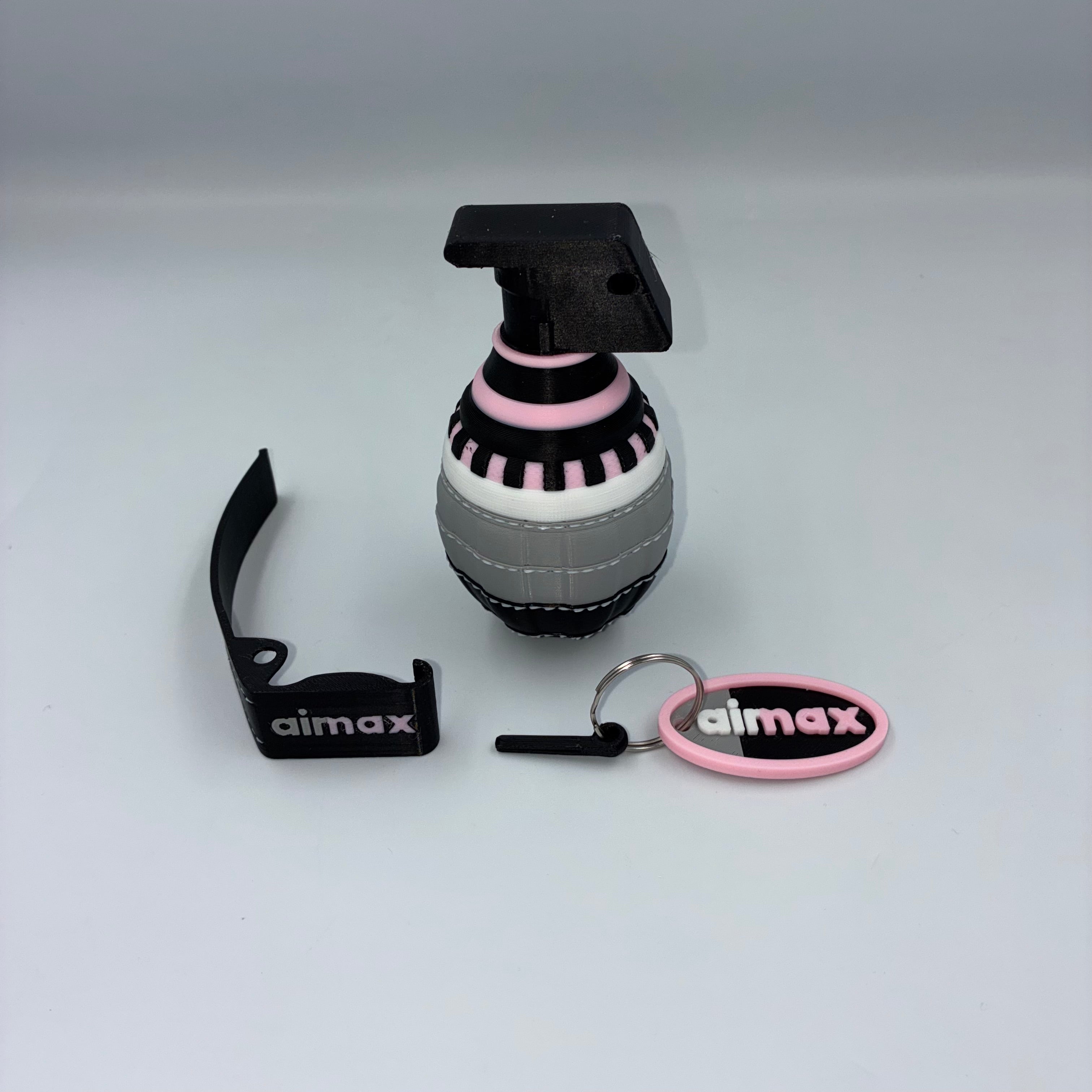 3D AIRMAX INSPIRED GRENADE - PINK FOAM