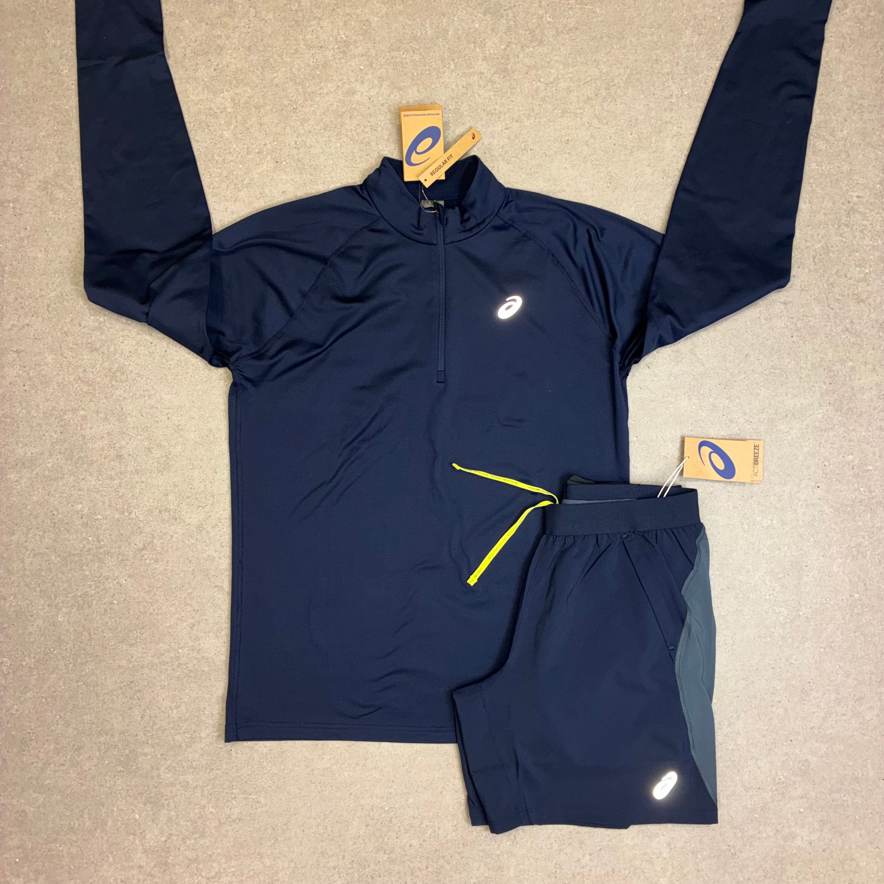 ASICS Half Zip Set Midnight Navy