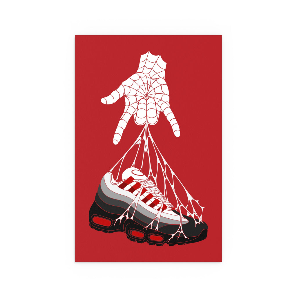 Air Max 95 Spiderweb A3 Poster - Vertical Wall Art Print
