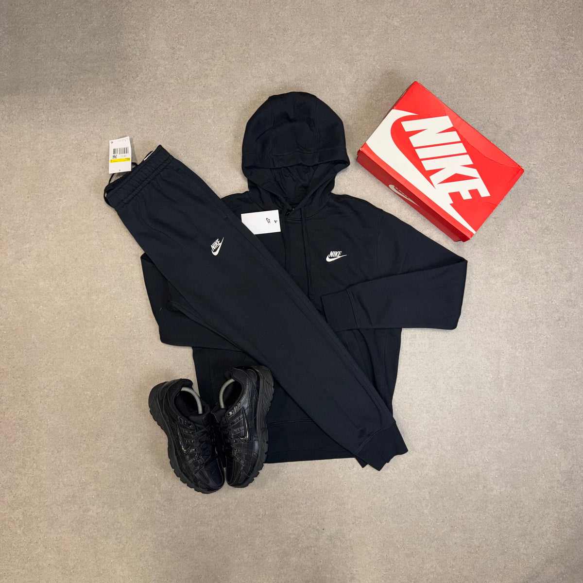 Nike Sportswear Club Fleece Tracksuit Black