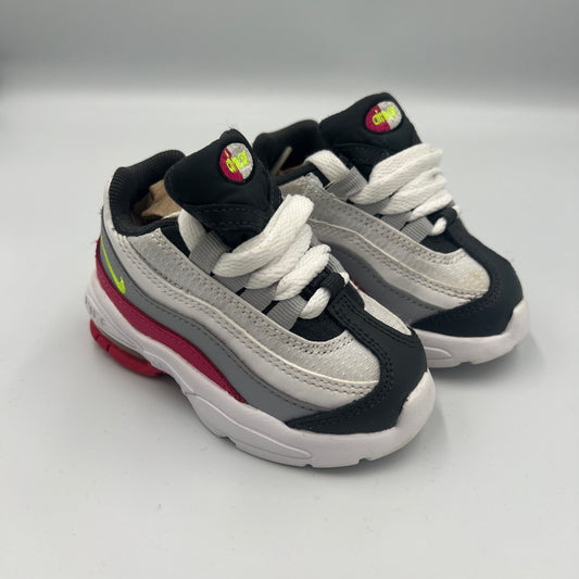 Nike Air Max 95 White / Volt / Fuchsia Toddlers