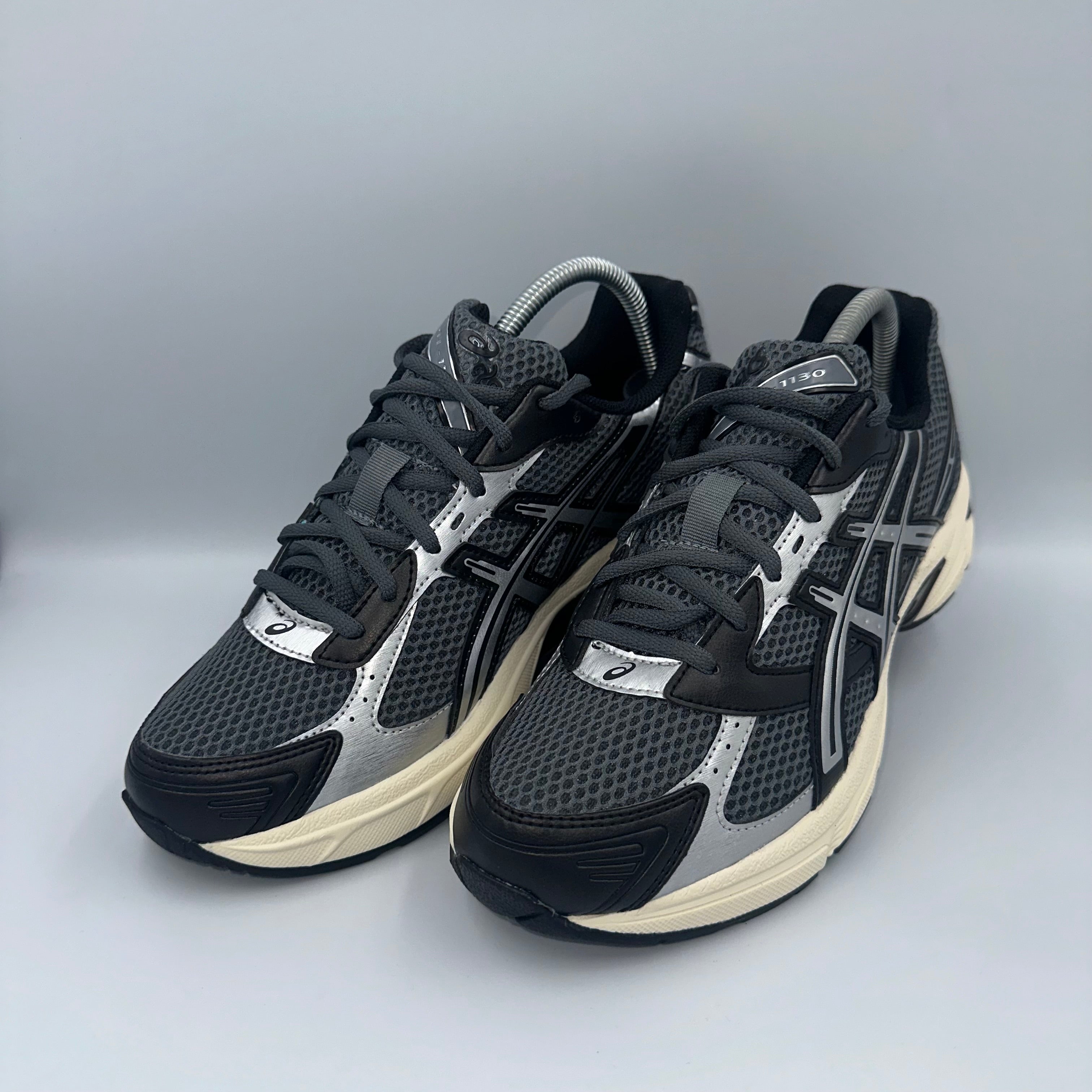 ASICS Gel-1130 Steel Grey / Black medial side view