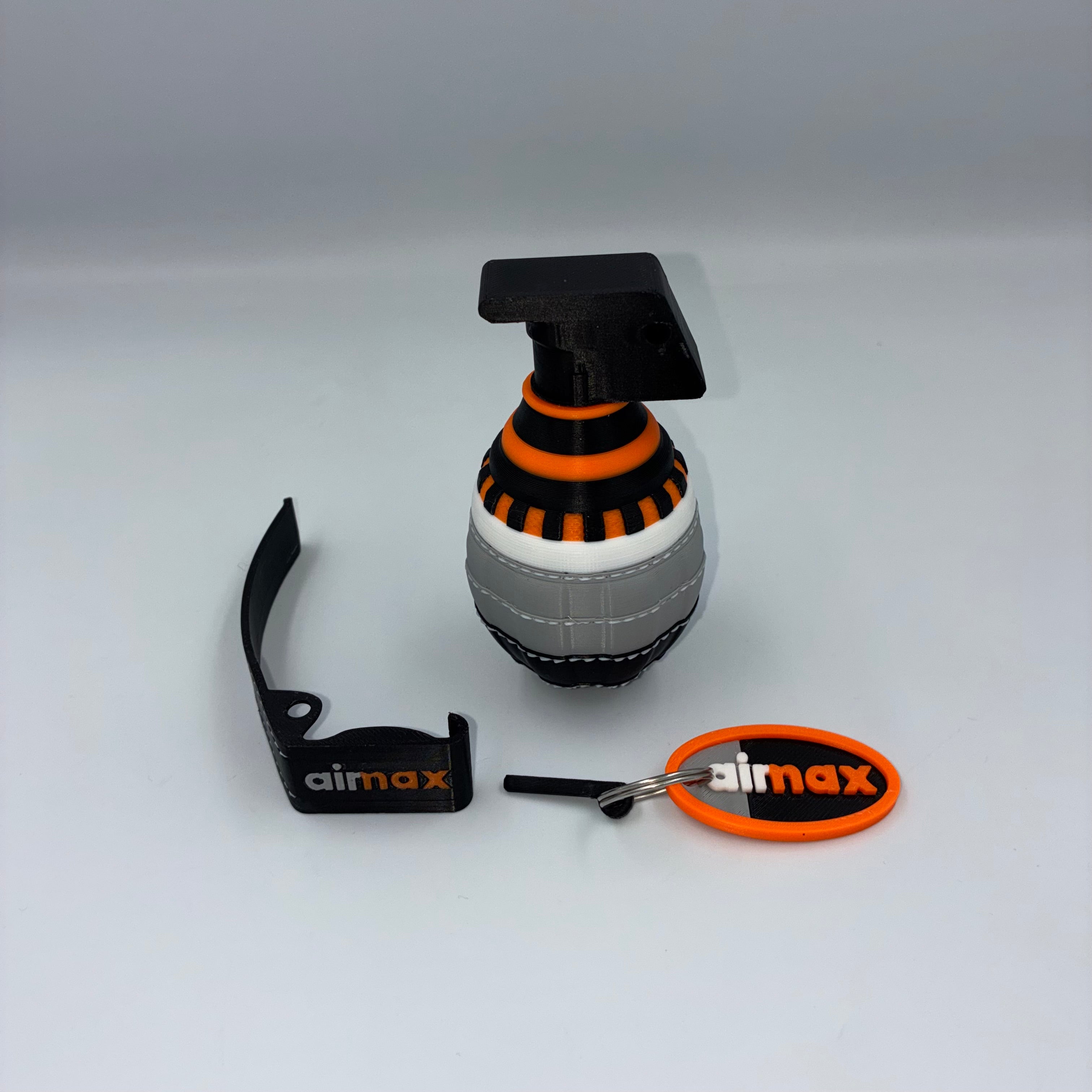 3D AIRMAX INSPIRED GRENADE - MANDARIN
