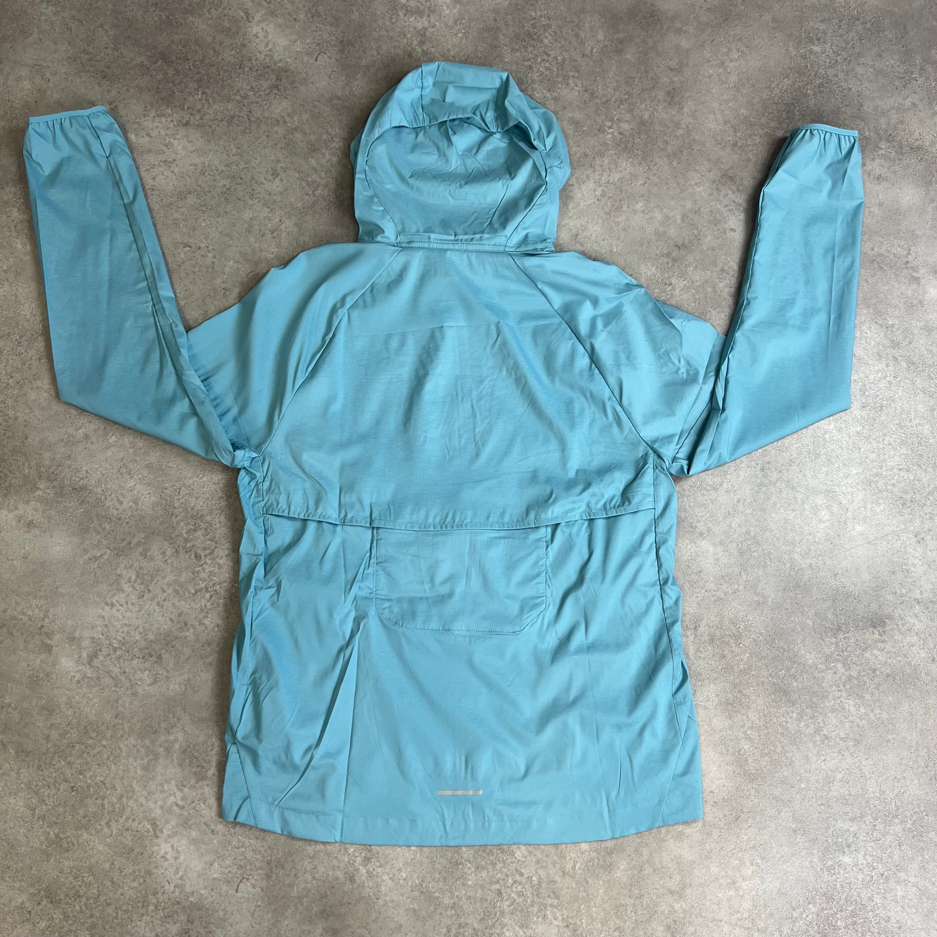 Nike Windbreaker Jacket Turquoise back view