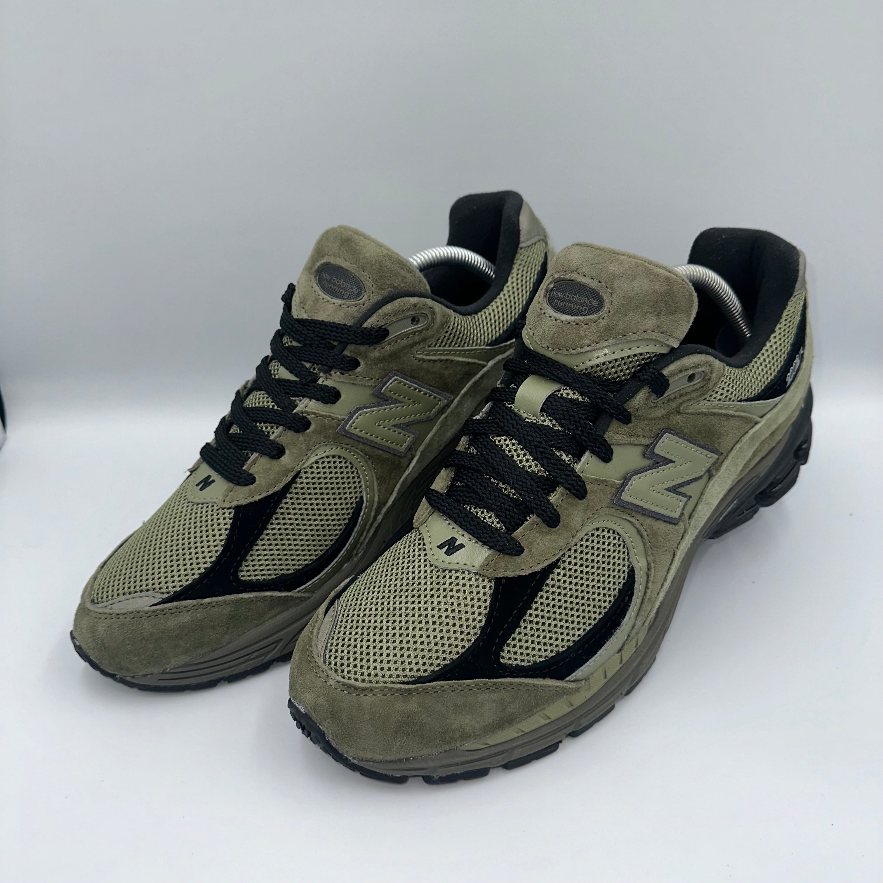New Balance 2002R Khaki medial side view