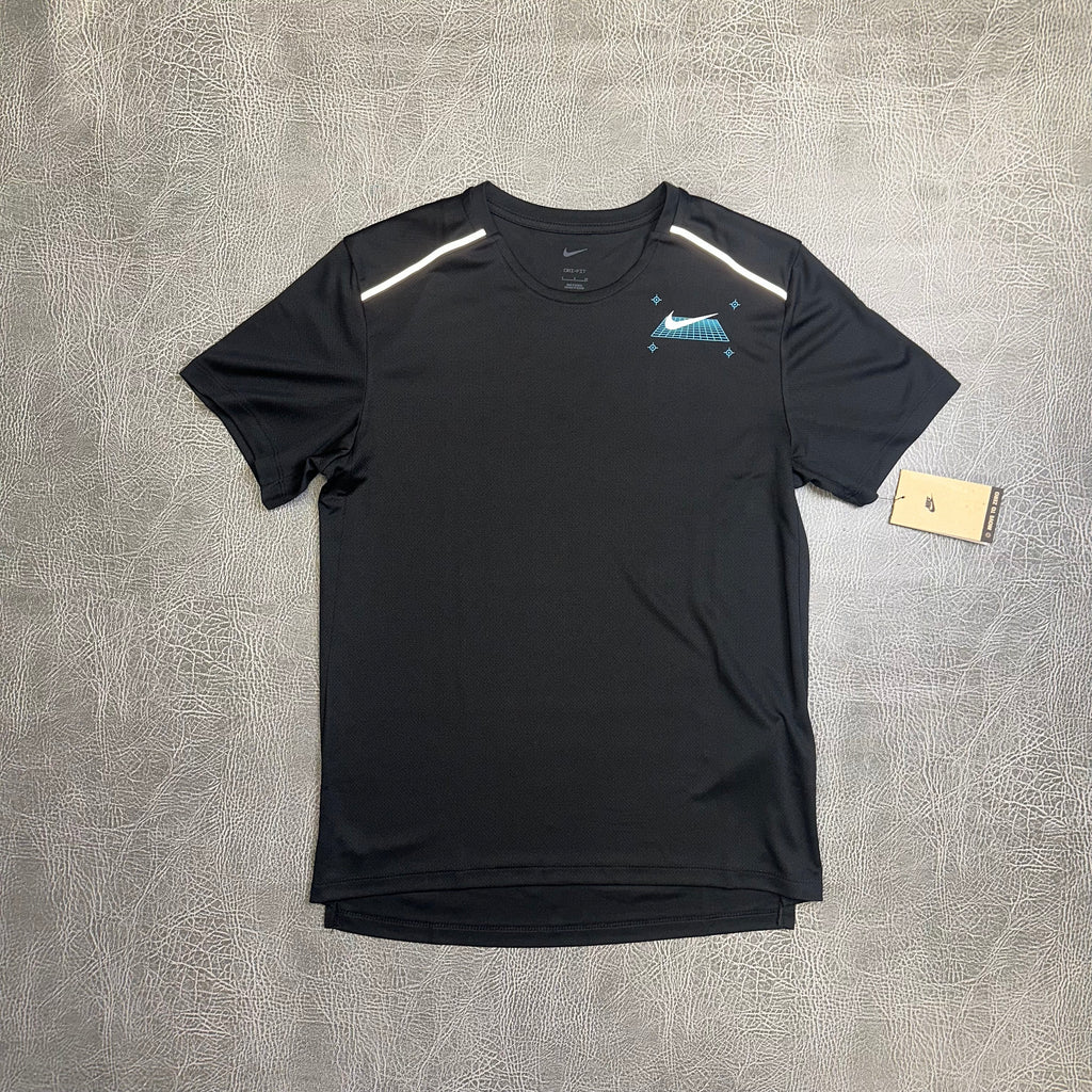 Nike Graphic Miler & Challenger Shorts Black