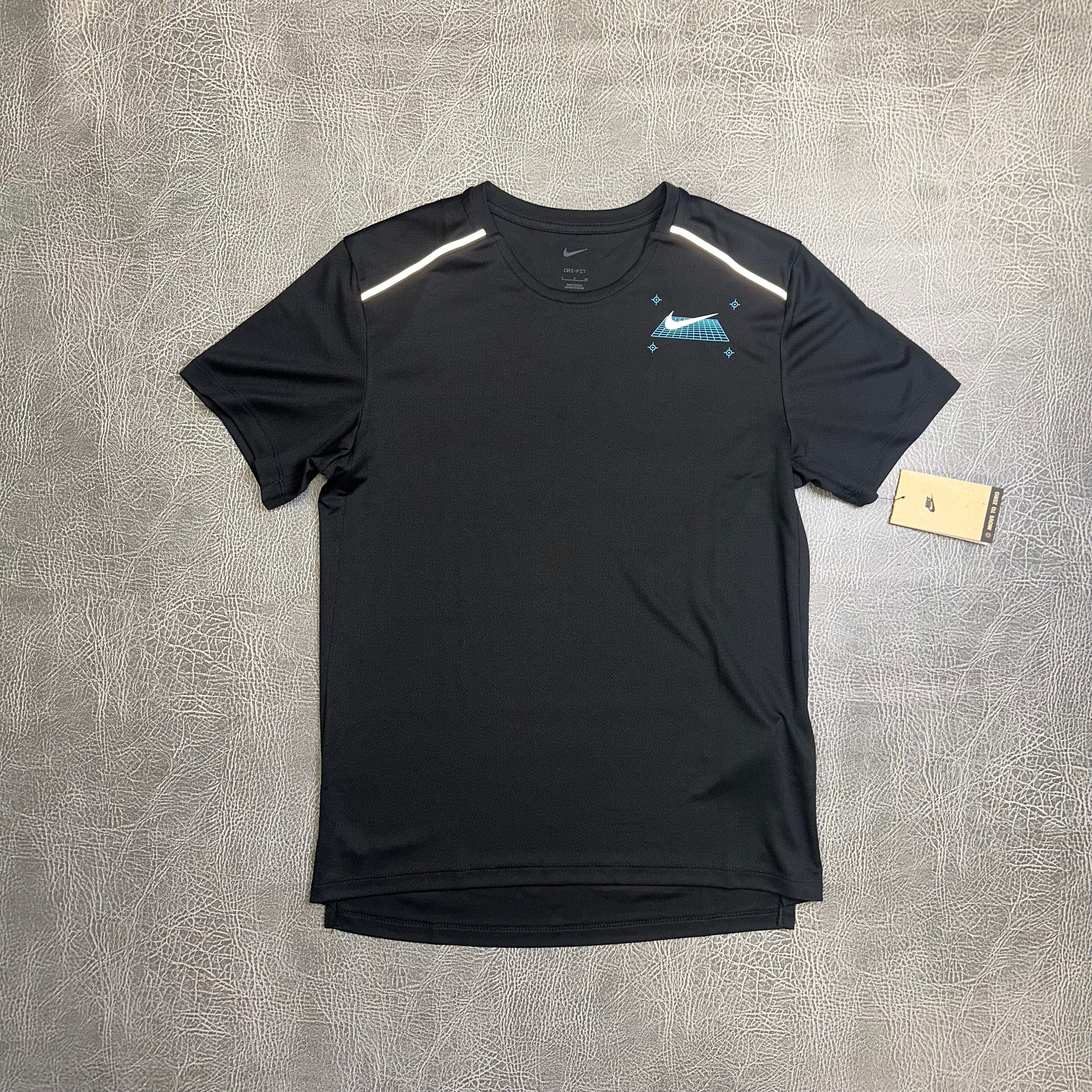 Nike Graphic Miler & Challenger Shorts Black