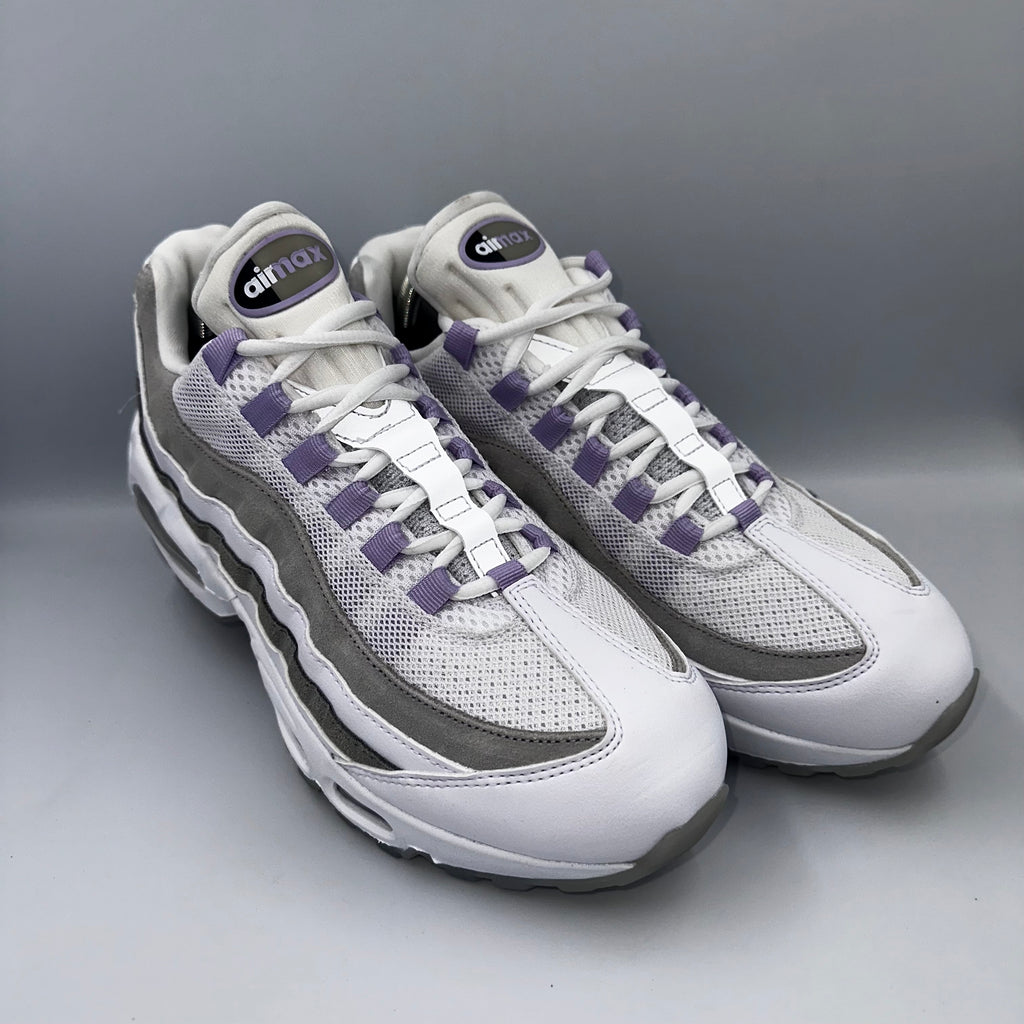 Nike Air Max 95 White / Hydranges UK 8.5 "Big Bubble" lateral side profile