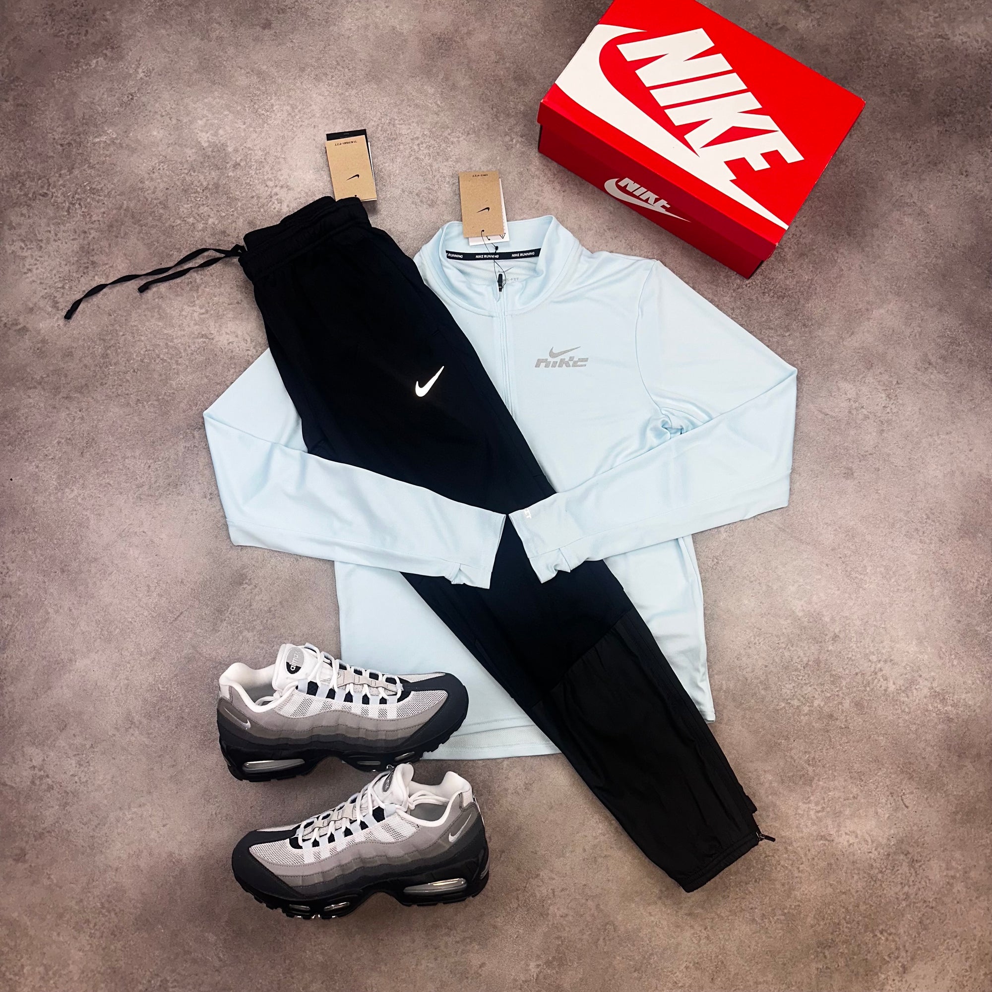 Nike Pacer Half Zip Glacier Blue