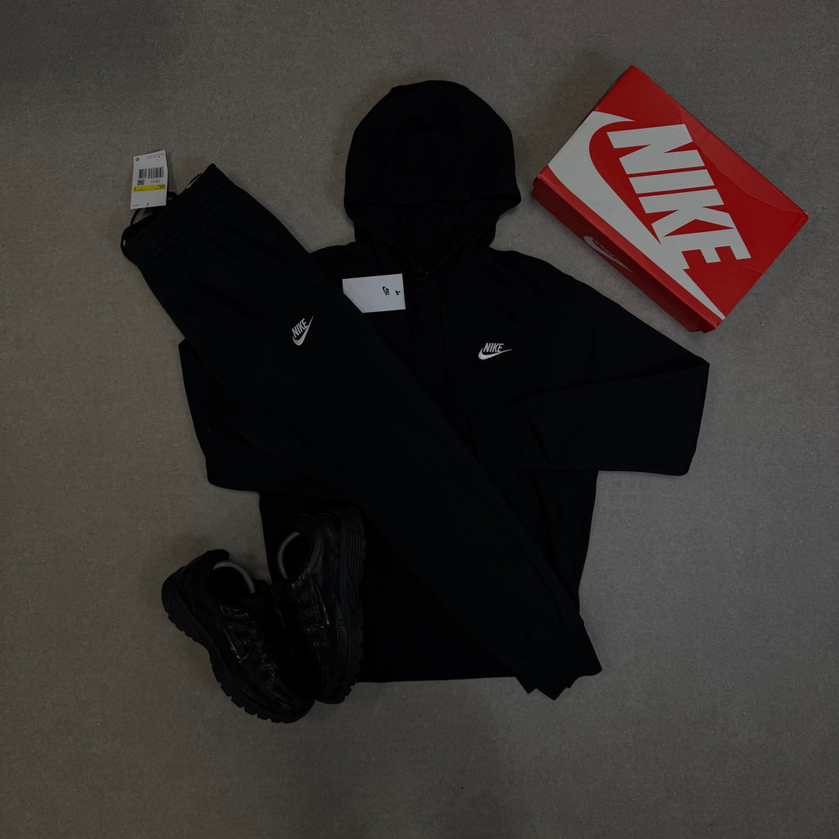 Nike Sportswear Club Fleece Tracksuit Black