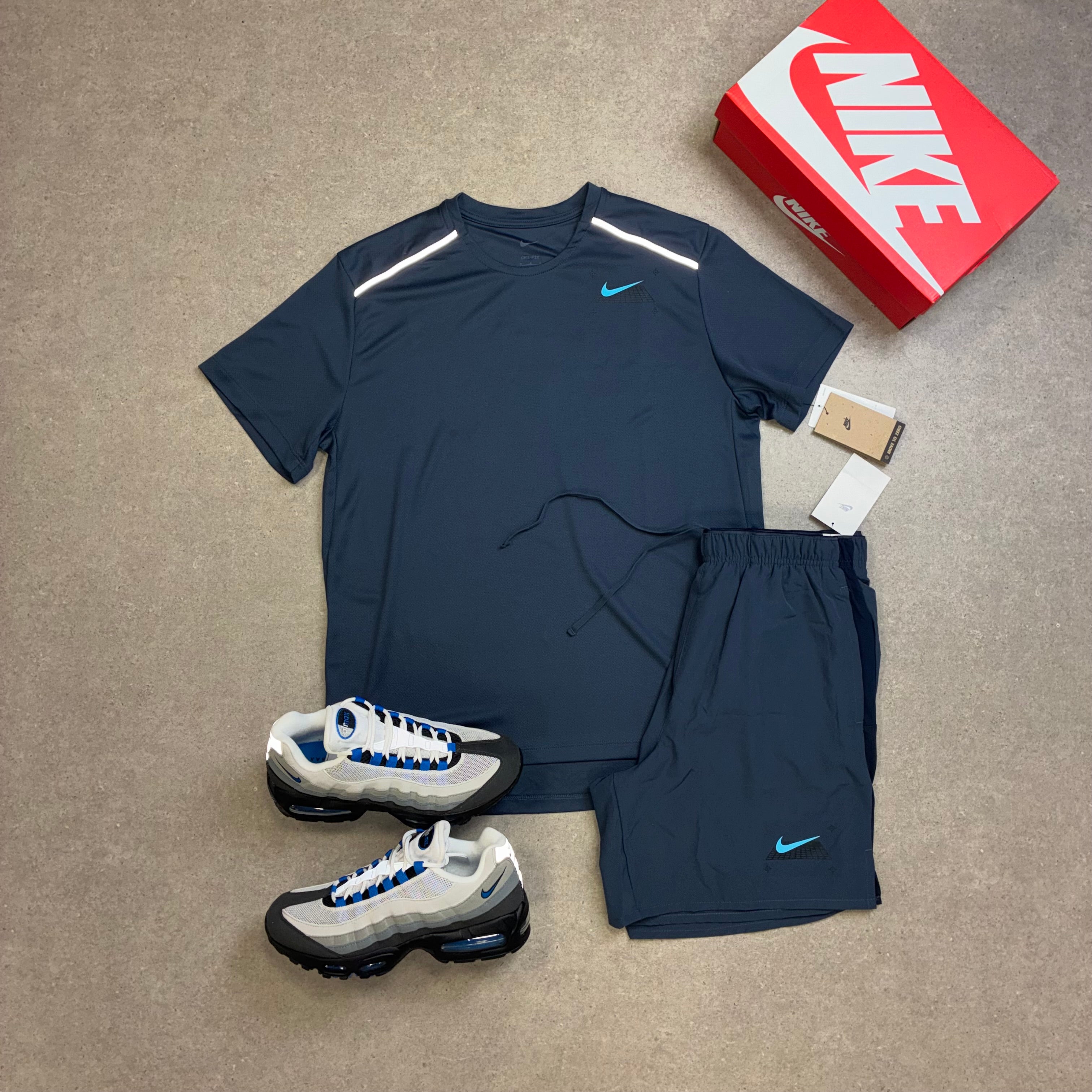 Nike Graphic Miler Thunder Blue Set