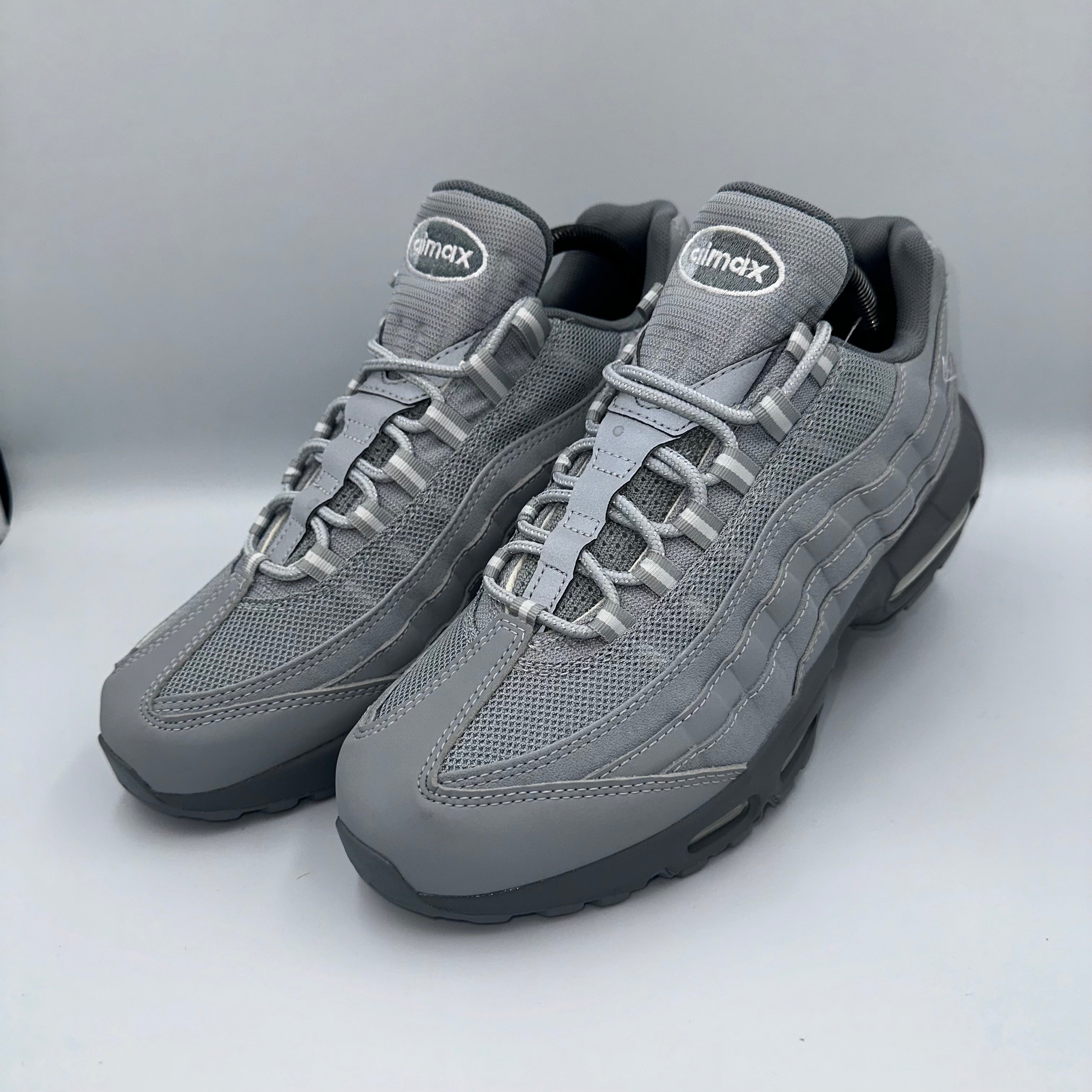 Nike Air Max 95 Wolf Grey / White-Cool Grey UK 8 medial side view