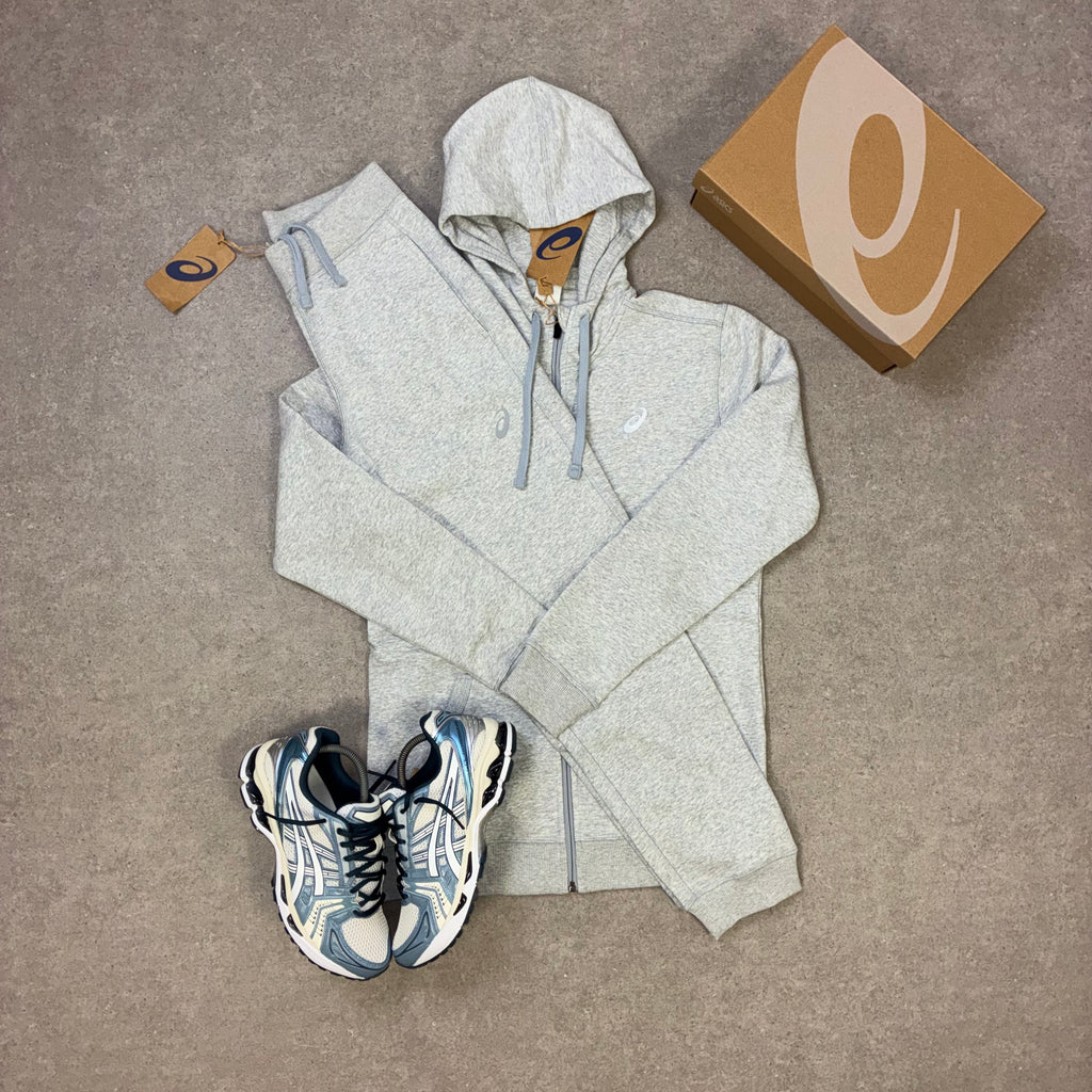 ASIC Sport Full Zip Tracksuit Piedmont Grey / Heather