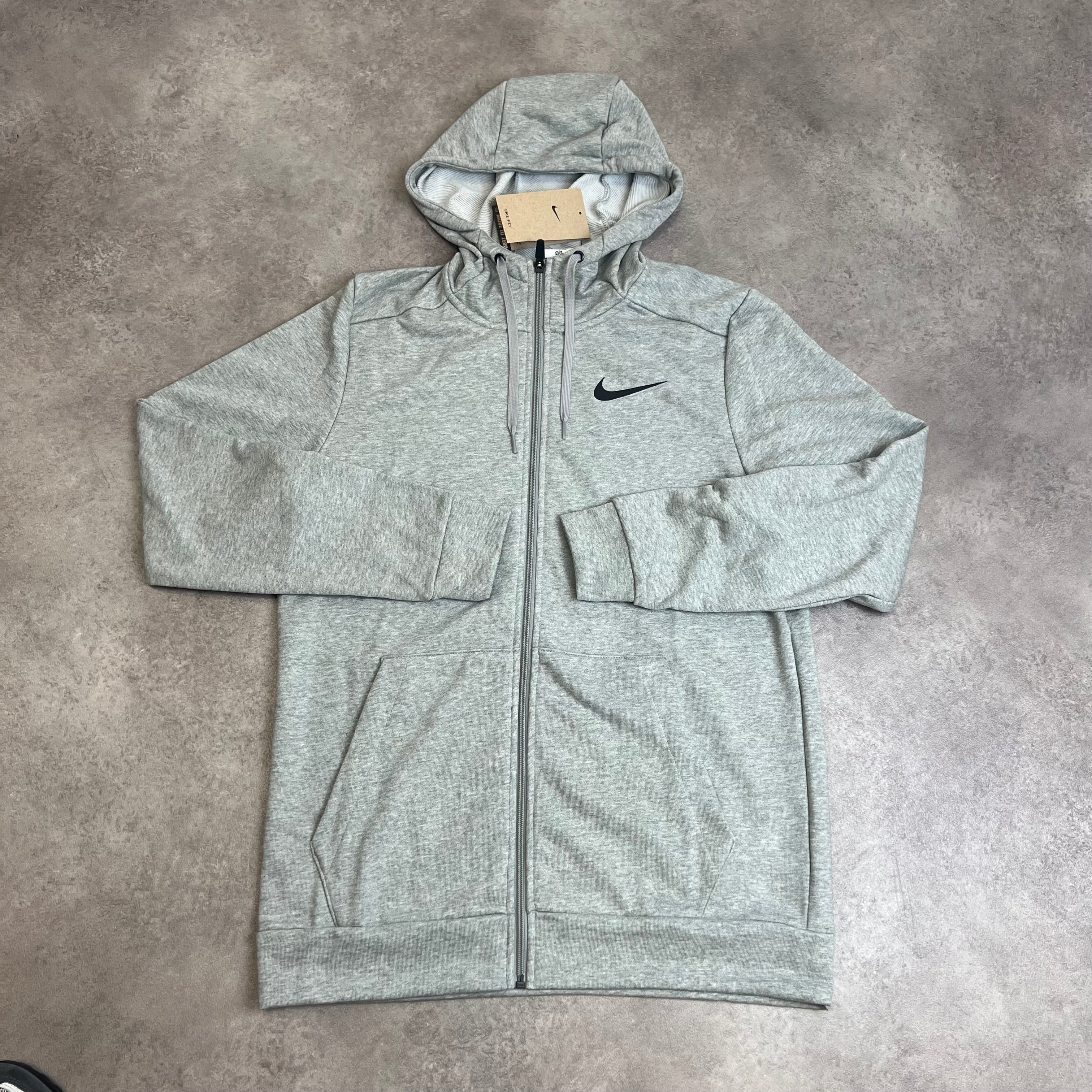 Nike Fleece Tracksuit Grey back view