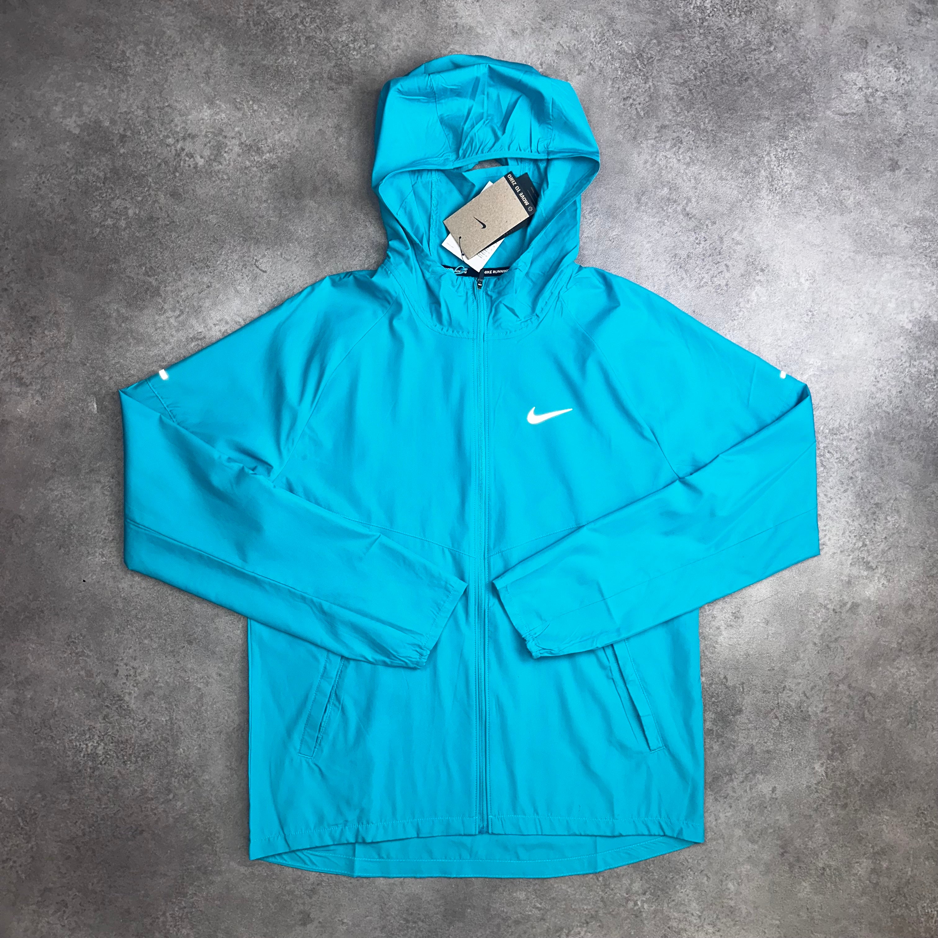 Nike Repel Running Jacket Dusty Cactus front view