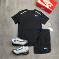 Nike Graphic Miler & Challenger Shorts Black