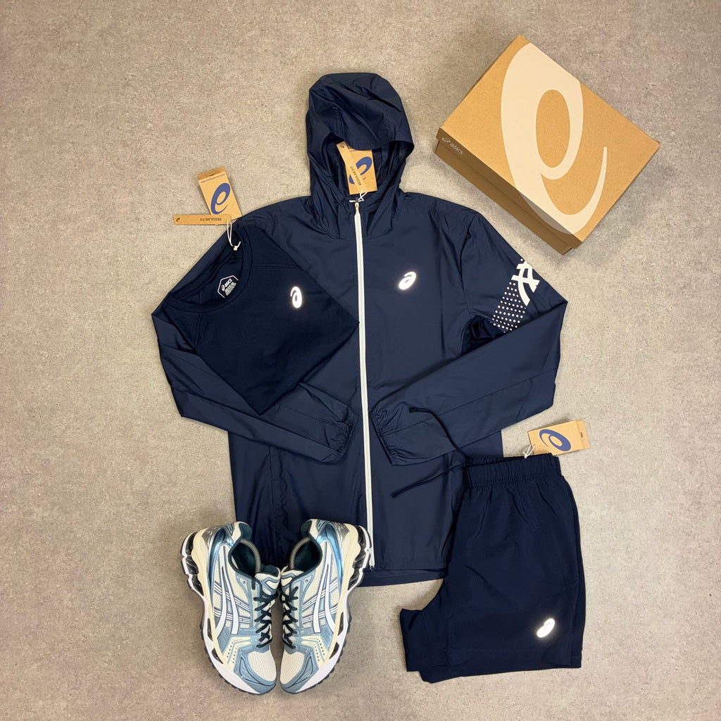ASICS Icon Jacket Midnight / Cream