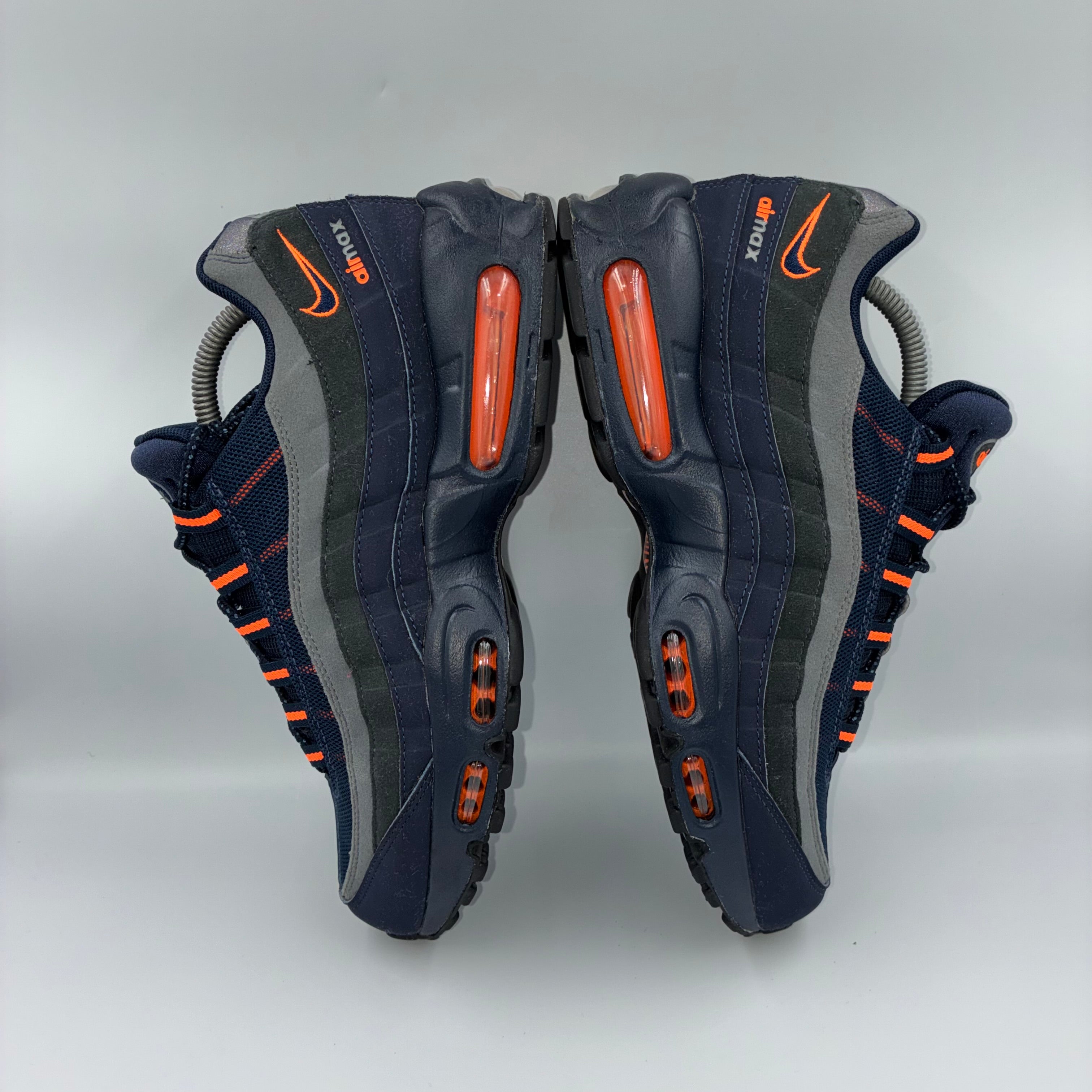Nike Air Max 95 Retro Logo Obsidian / Total Orange UK 8