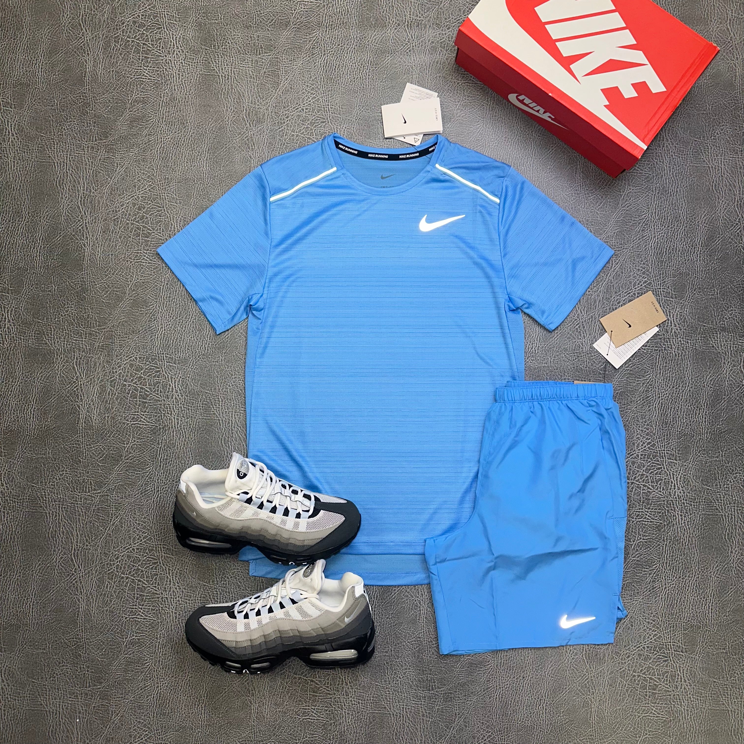 Nike Miler & Challenger Shorts University Blue