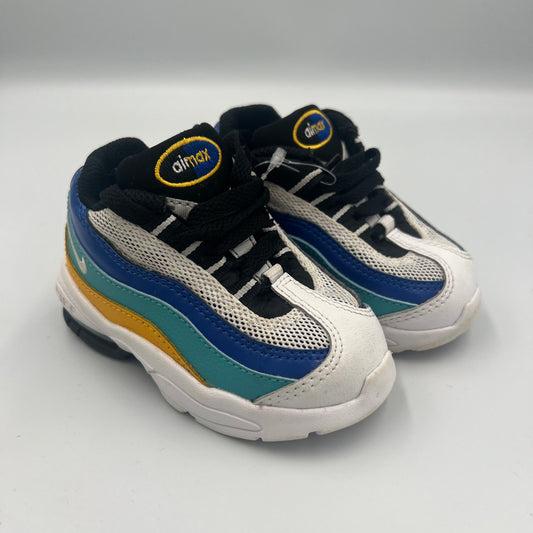 Nike Air Max 95 Blue / Teal / Yellow Toddlers