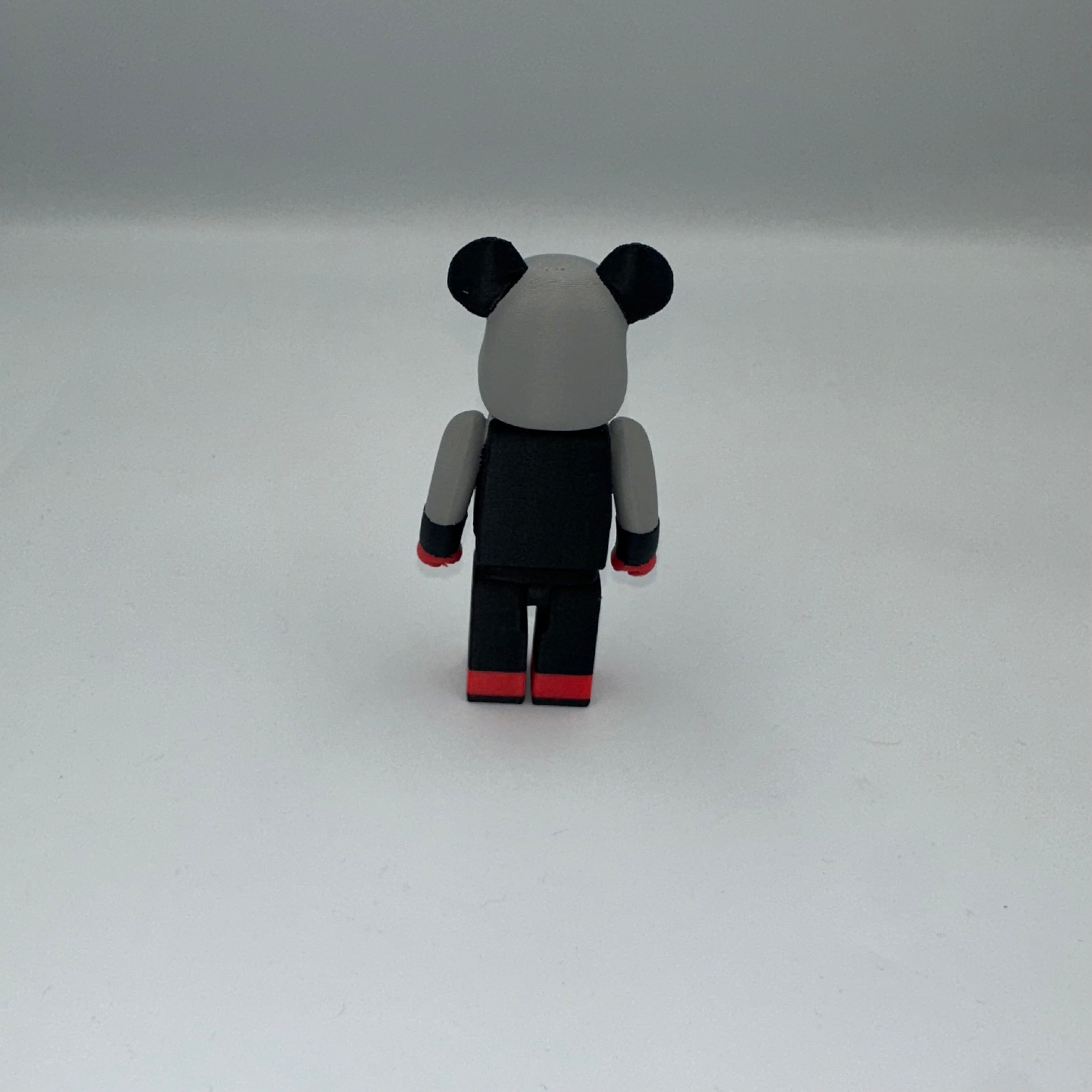 3D PRINTED AIRMAX 95 INSPIRED BEARBRICK - SOLAR RED