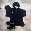 ASICS Tracksuit Black front view