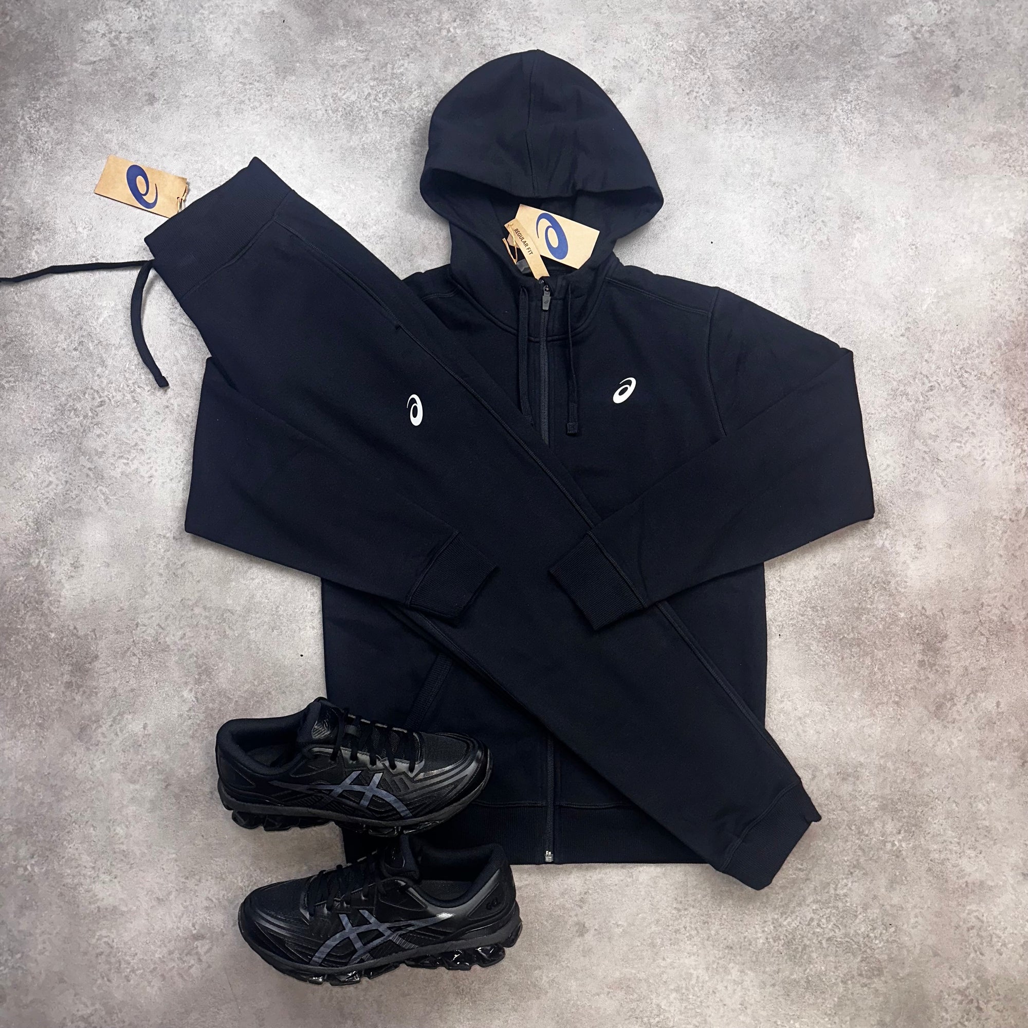 ASICS Tracksuit Black