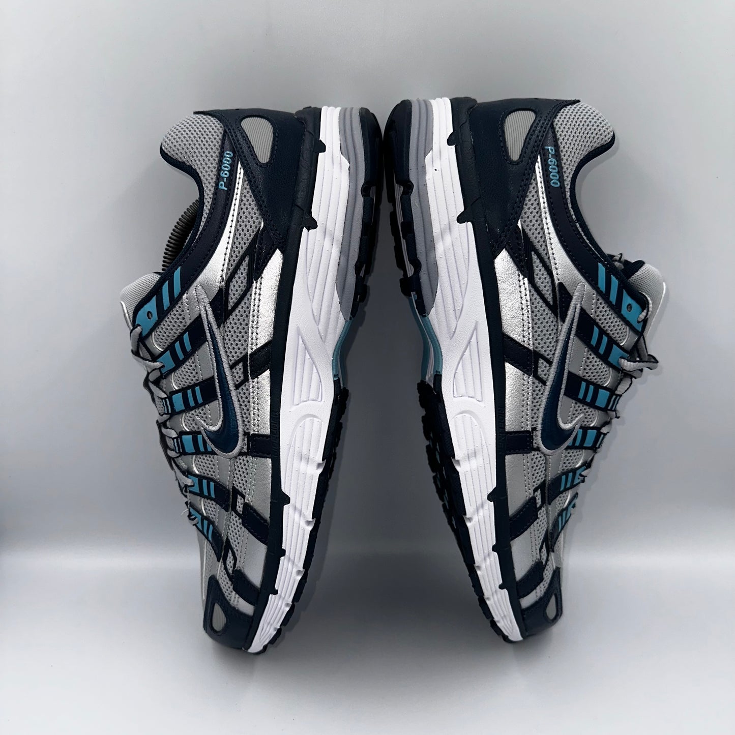 Nike P-6000 Armory Navy / Metallic Silver UK 11